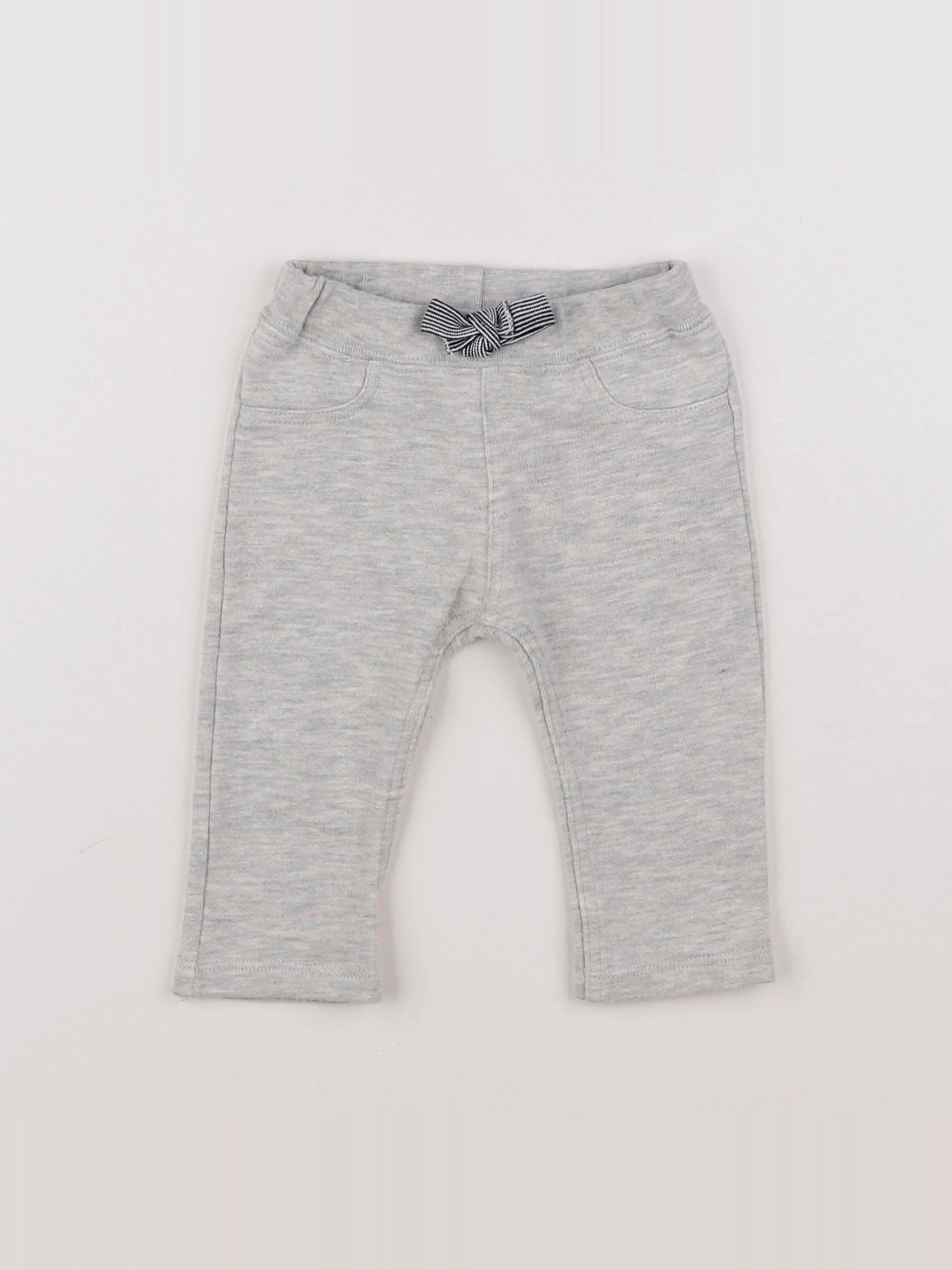 Petit Bateau - jogging gris - 3 mois