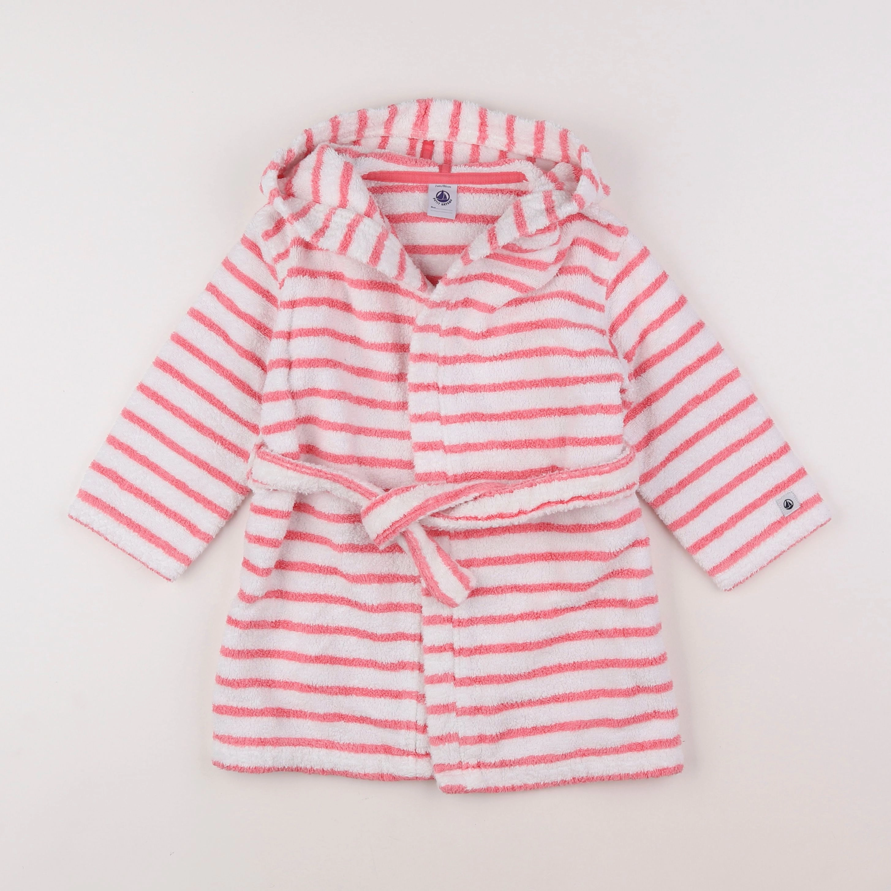 Petit Bateau - peignoir rose - 