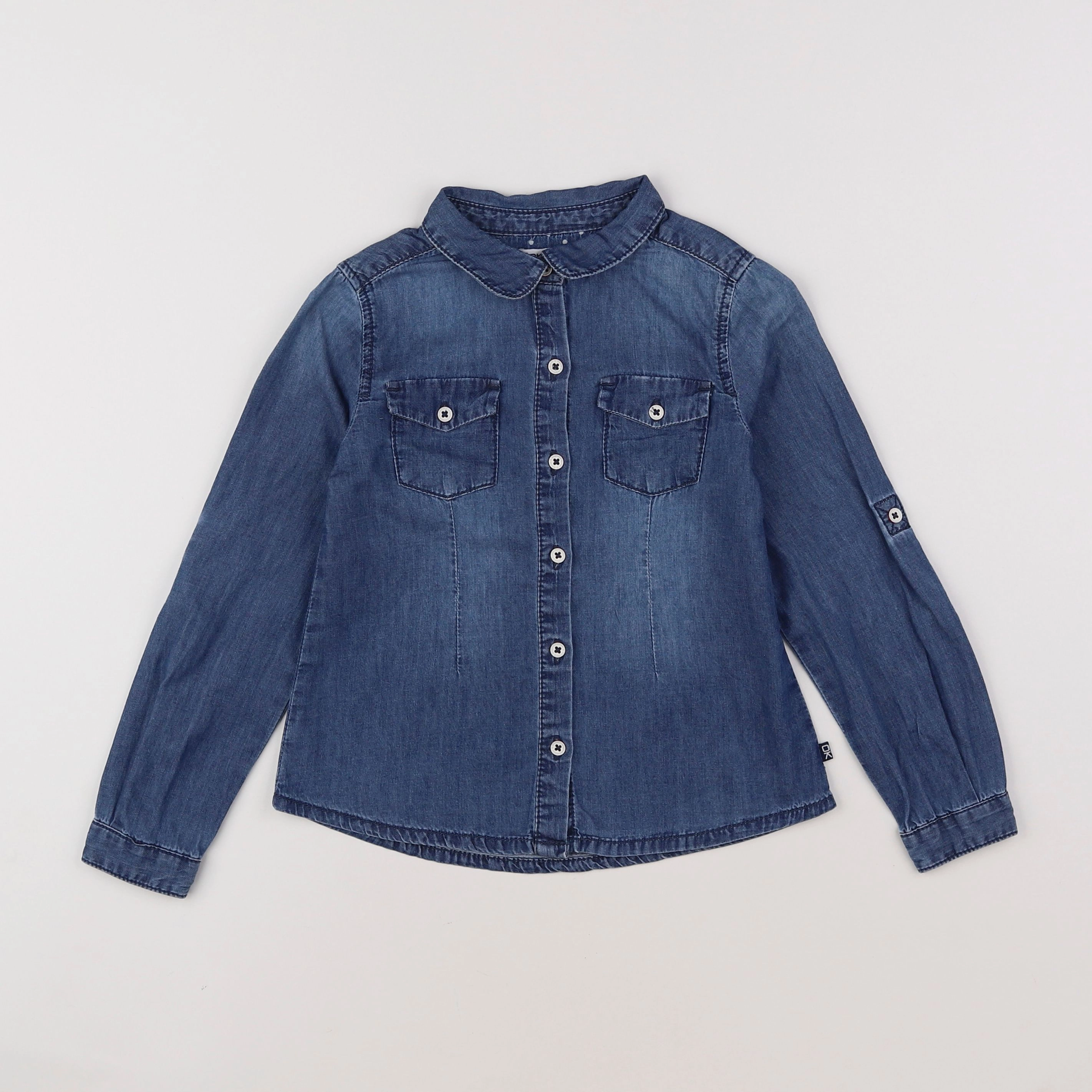 Okaidi - chemise bleu - 6 ans