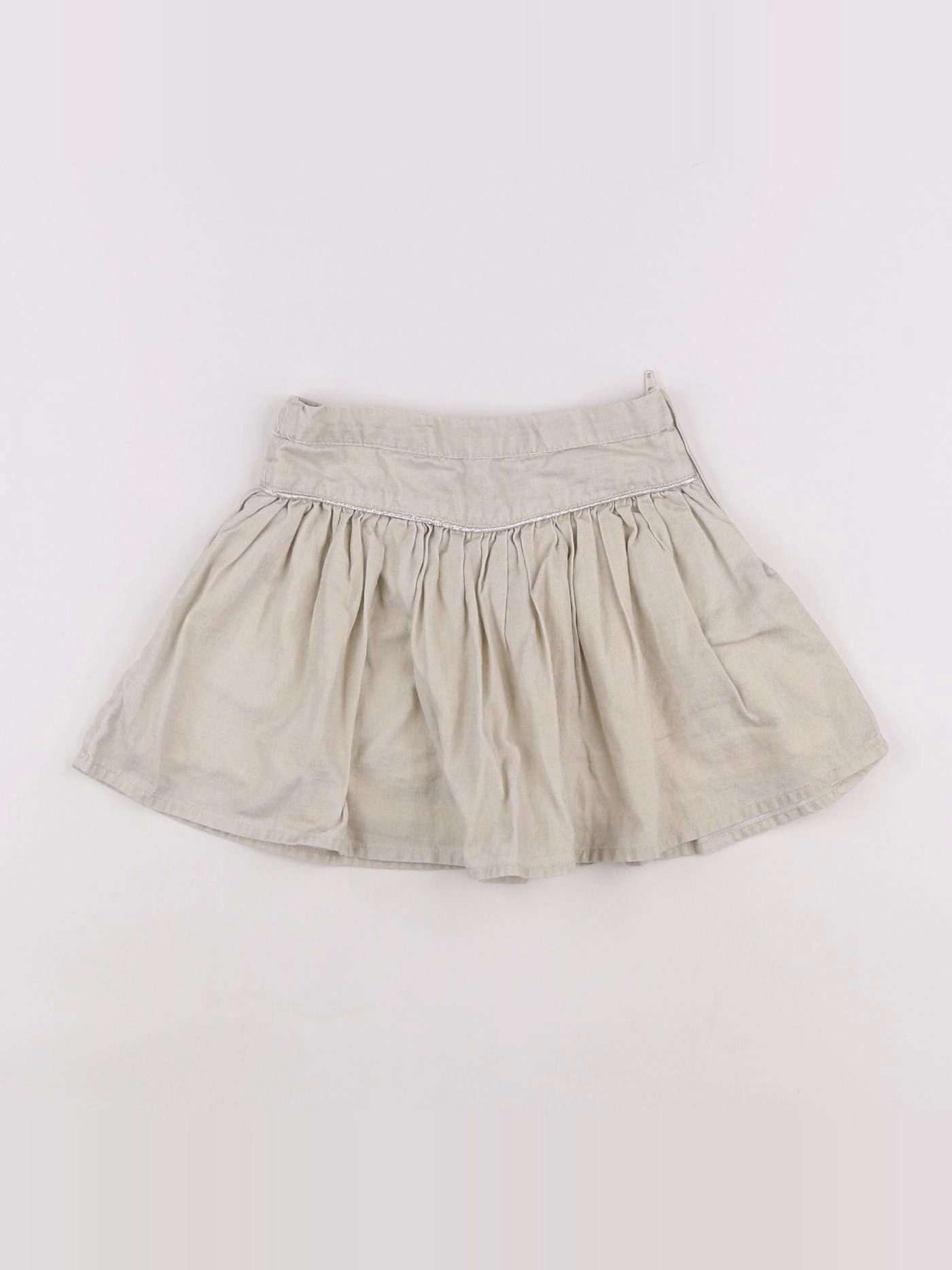 Tape à l'oeil - jupe or - 2 ans