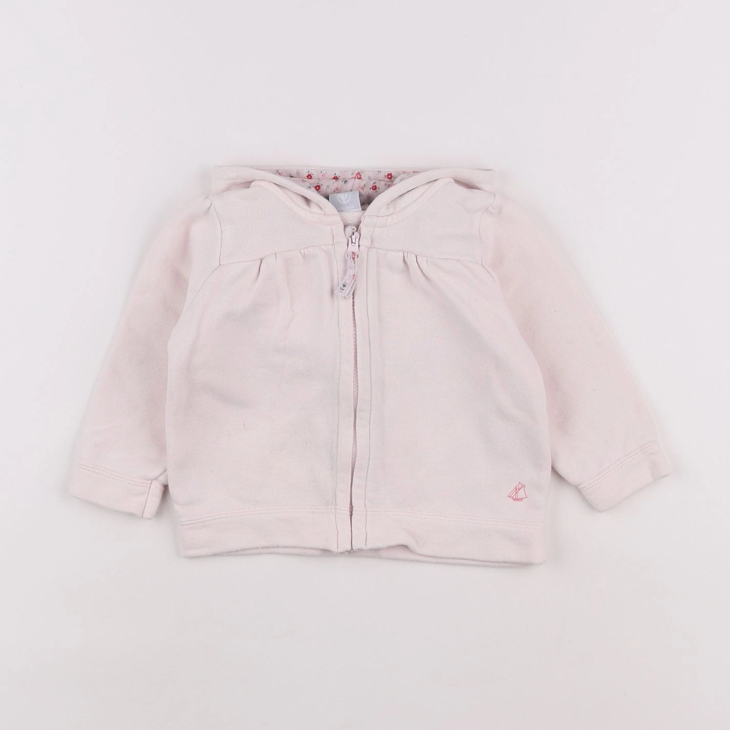 Petit Bateau - sweat rose - 12 mois