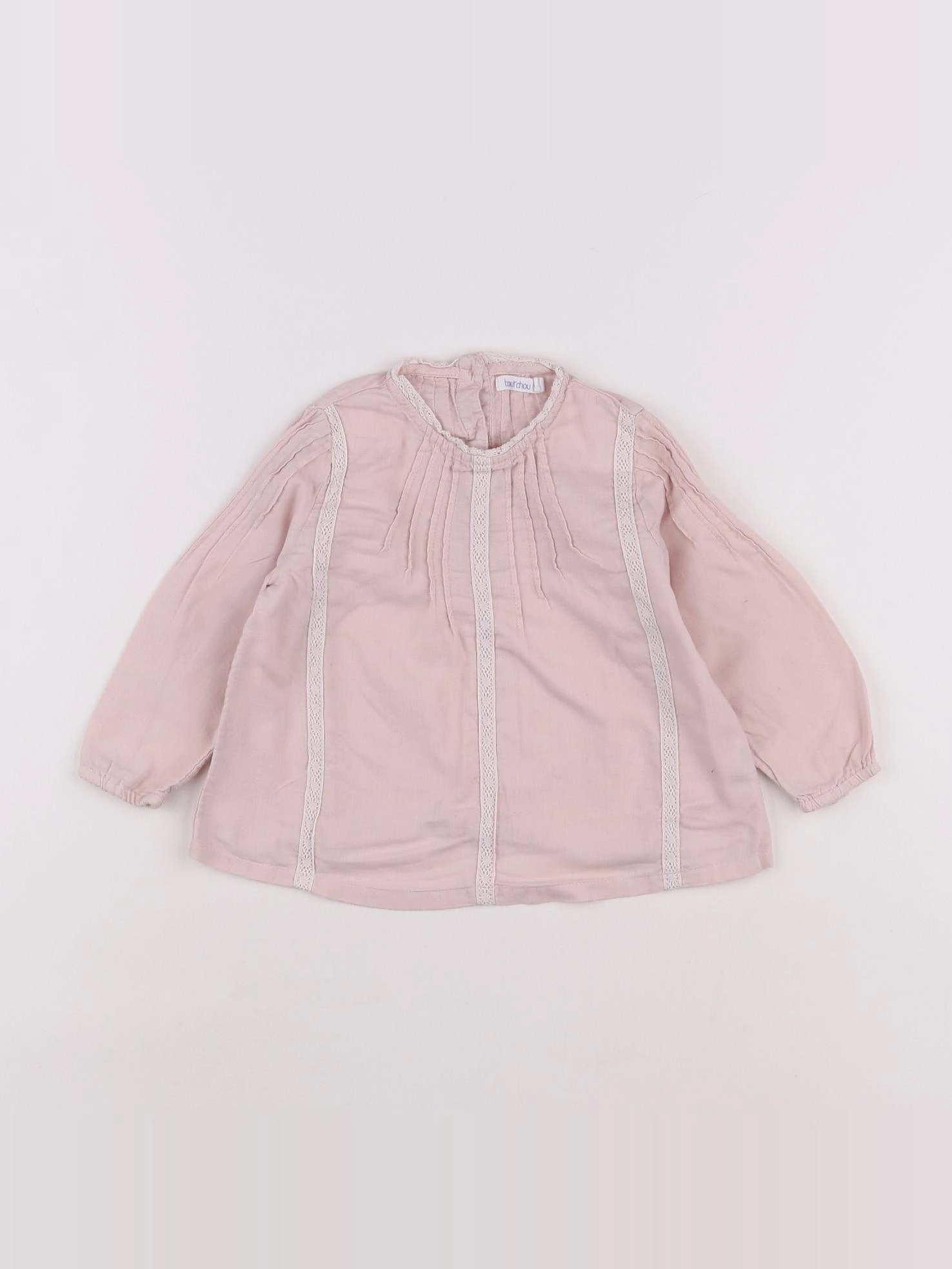 Boutchou - chemise rose - 12 mois