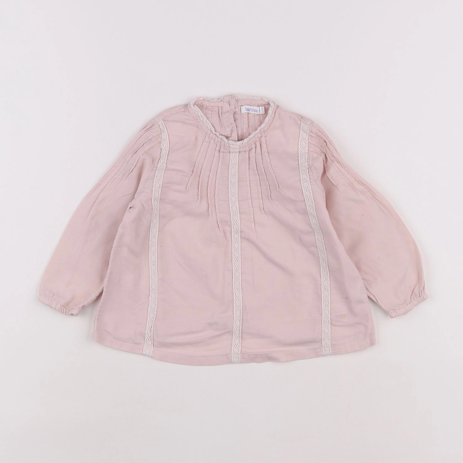 Boutchou - chemise rose - 12 mois