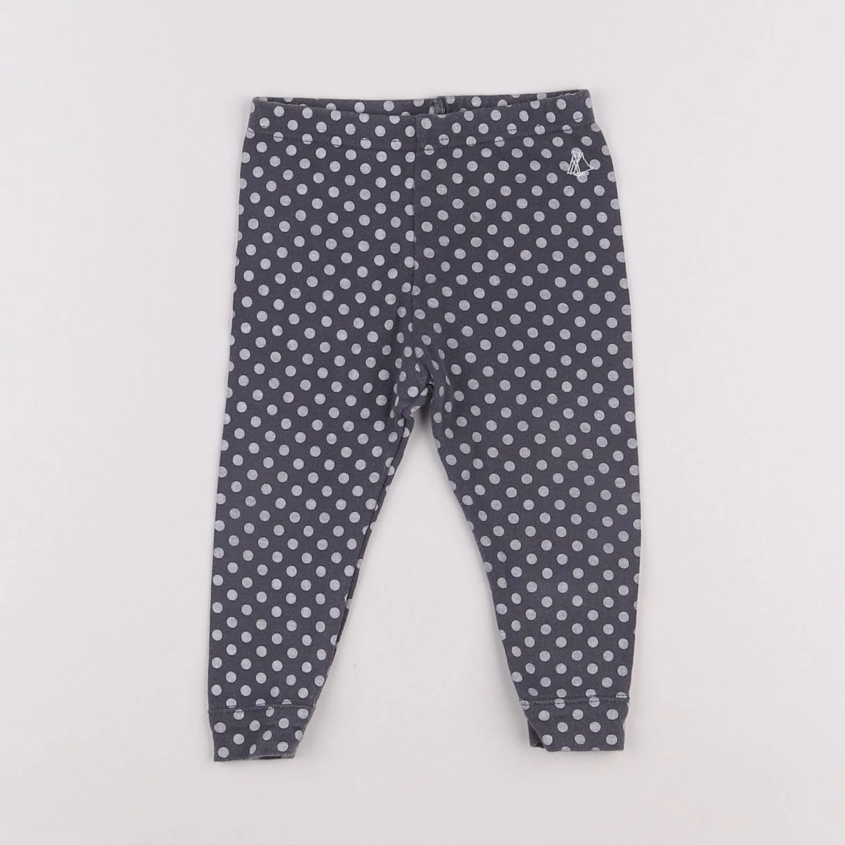 Petit Bateau - legging gris - 12 mois
