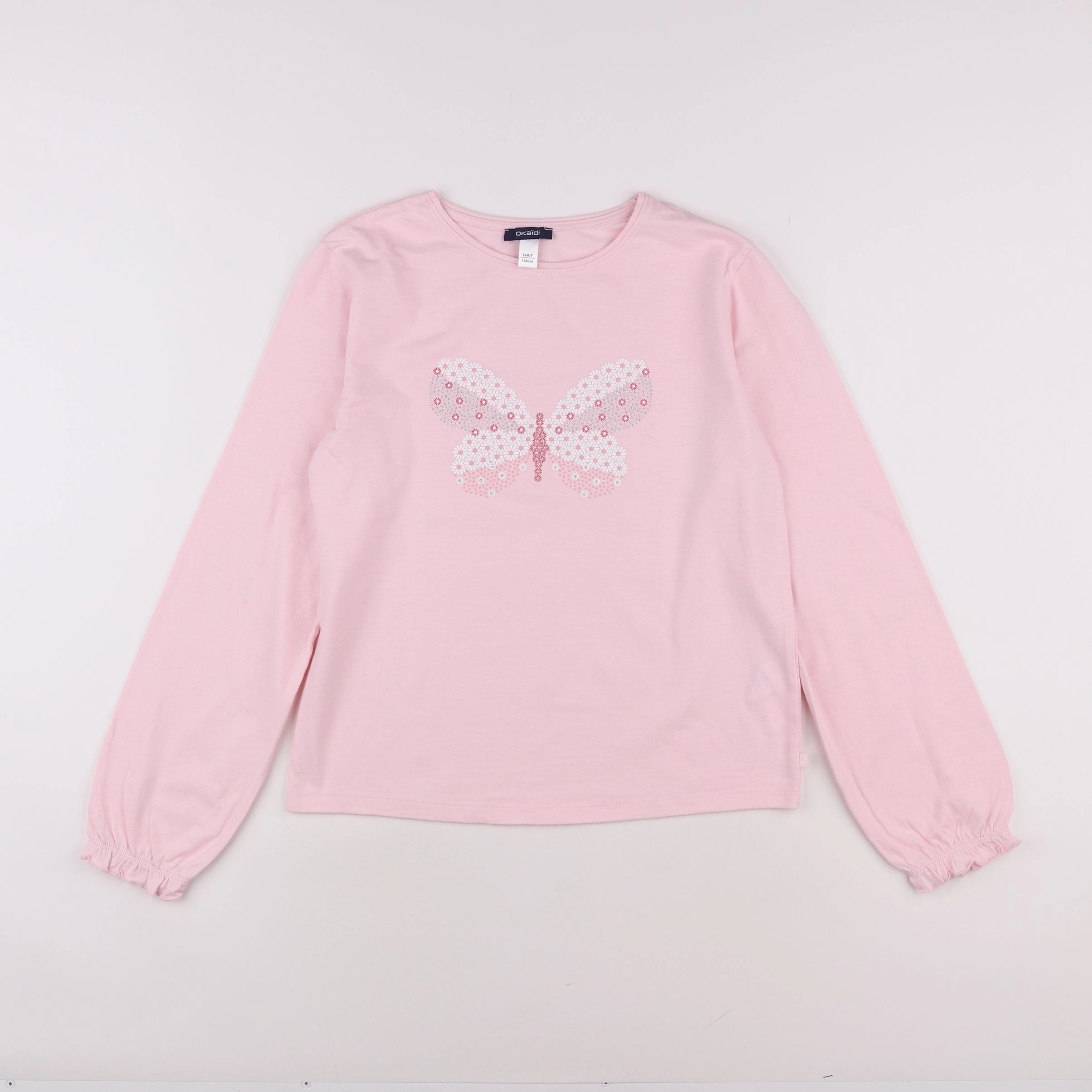 Okaidi - tee-shirt rose - 14 ans
