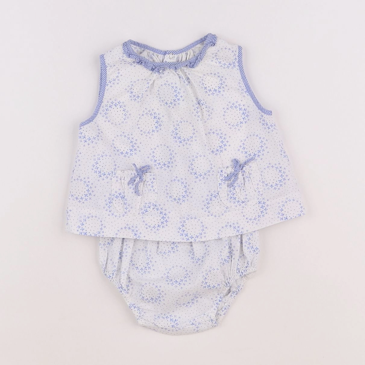 Jacadi - ensemble bleu - 3 mois