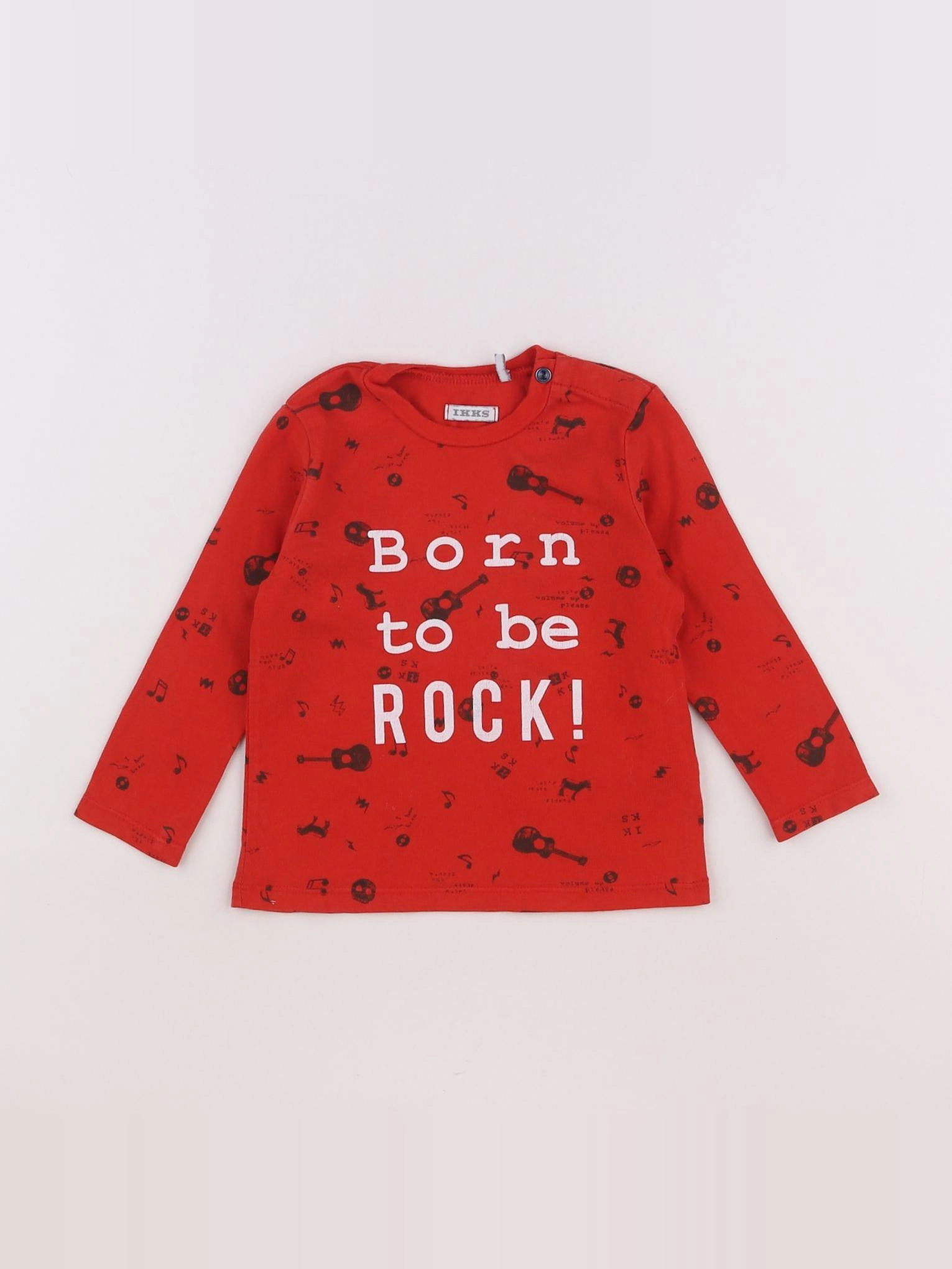 IKKS - tee-shirt rouge - 18 mois