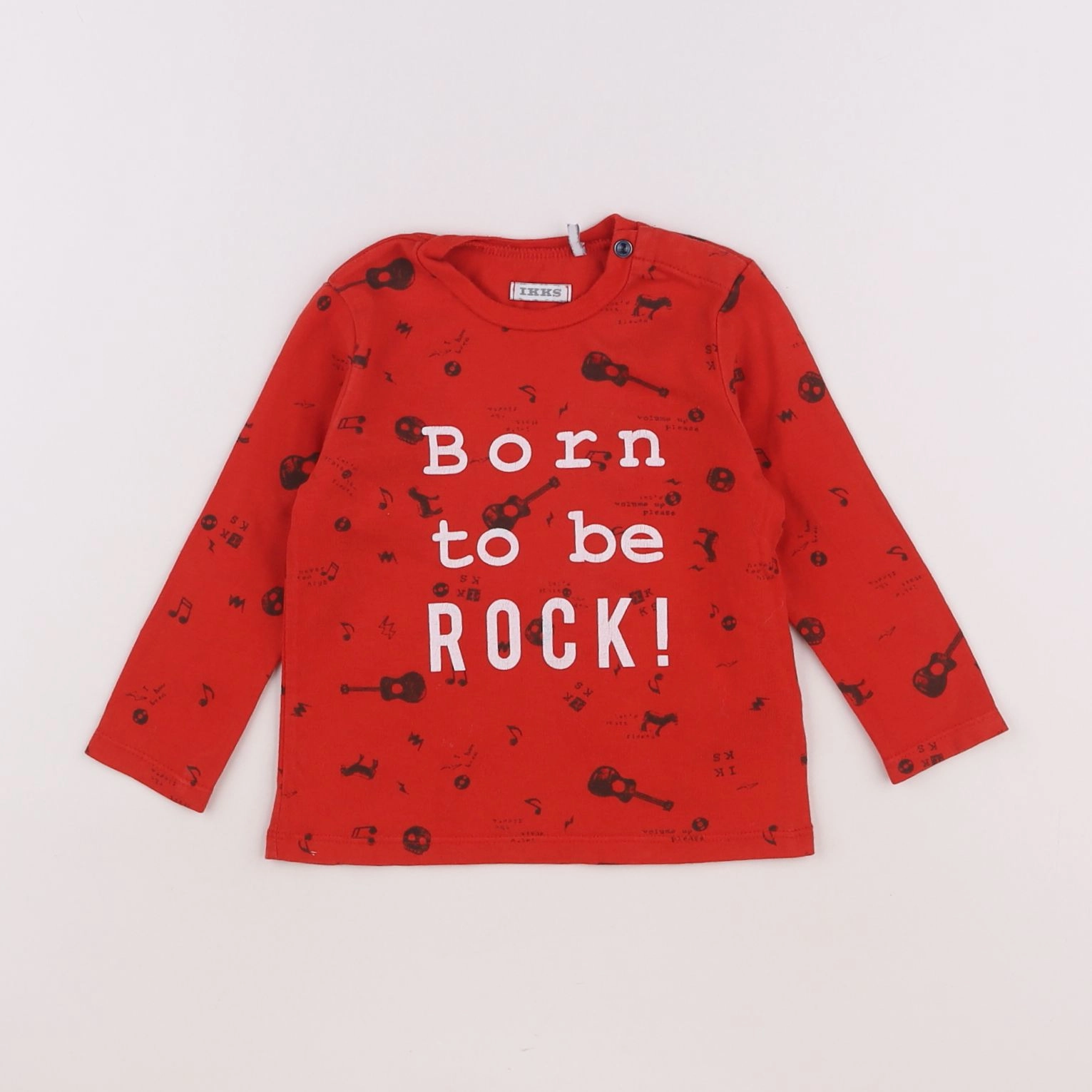 IKKS - tee-shirt rouge - 18 mois