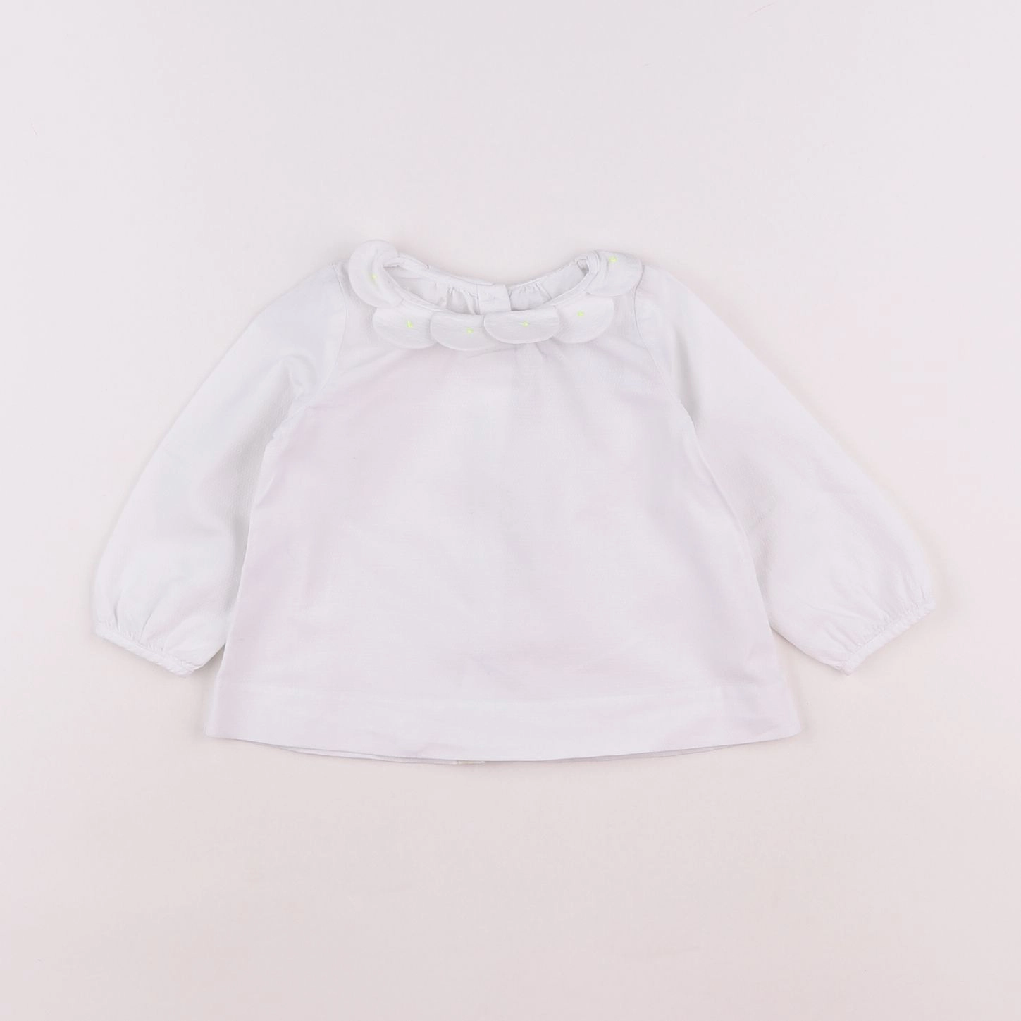 Jacadi - blouse blanc - 6 mois