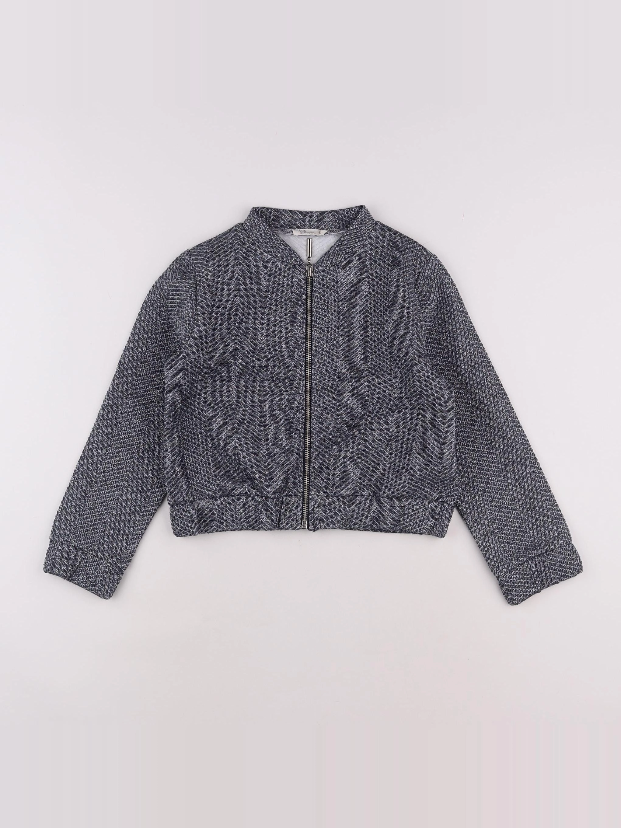 Little Cigogne - veste bleu - 8 ans