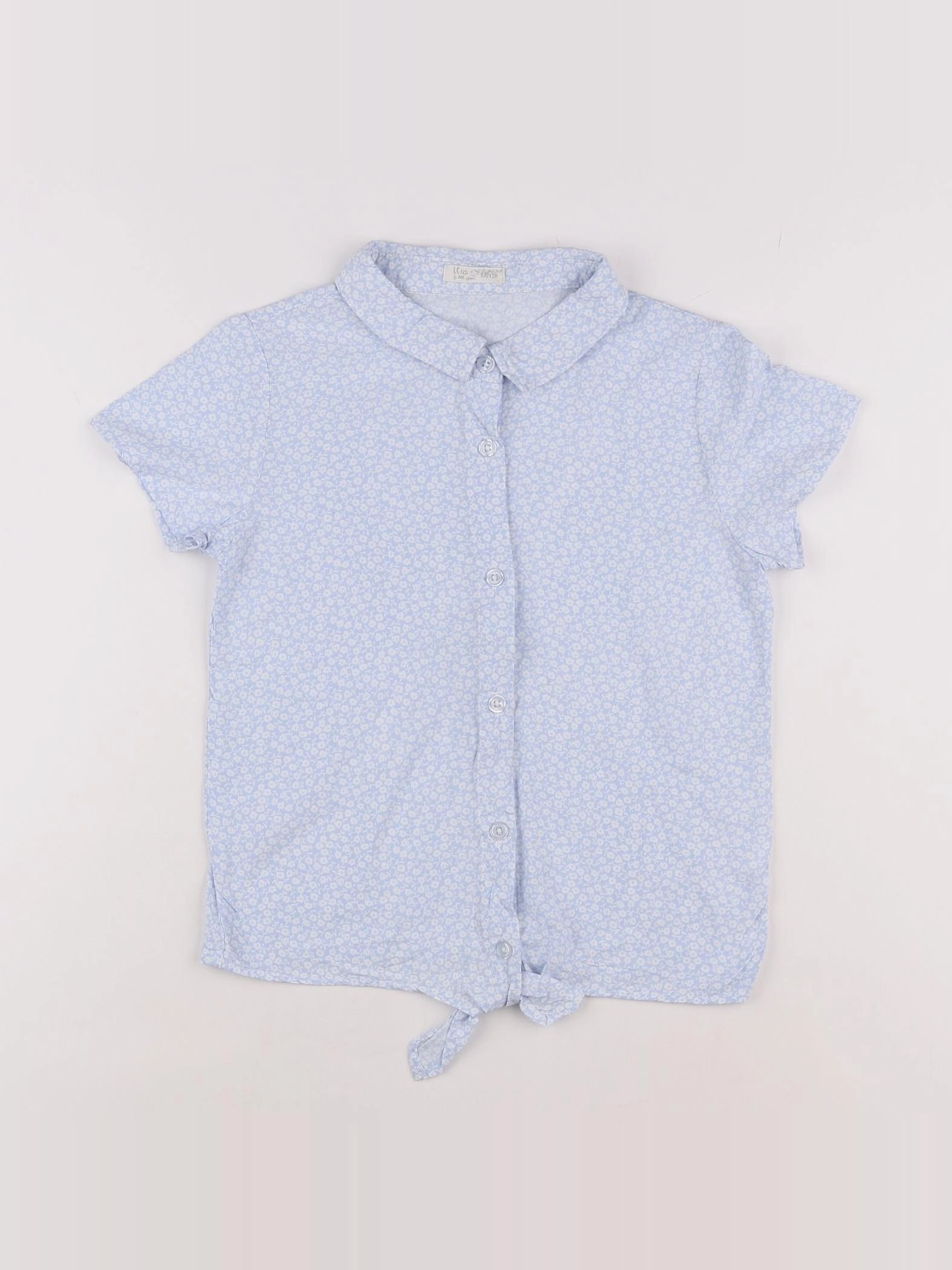 Little Cigogne - chemise bleu - 8 ans