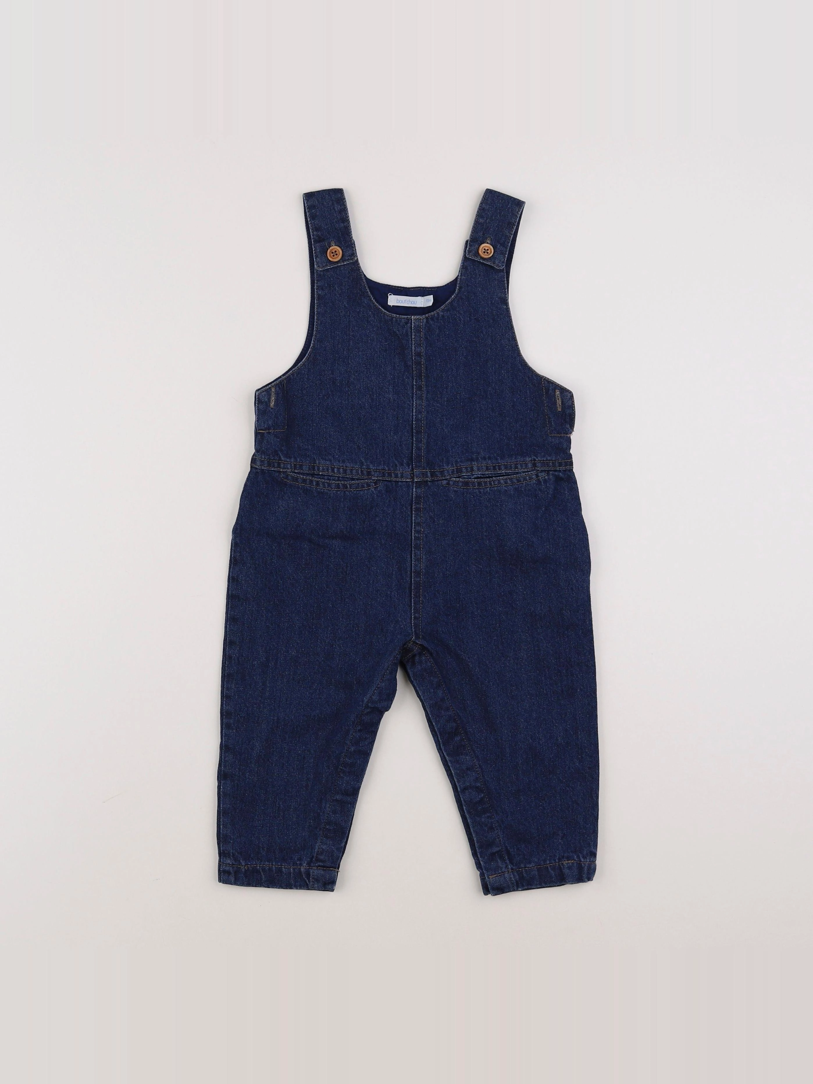 Boutchou - salopette bleu - 12 mois