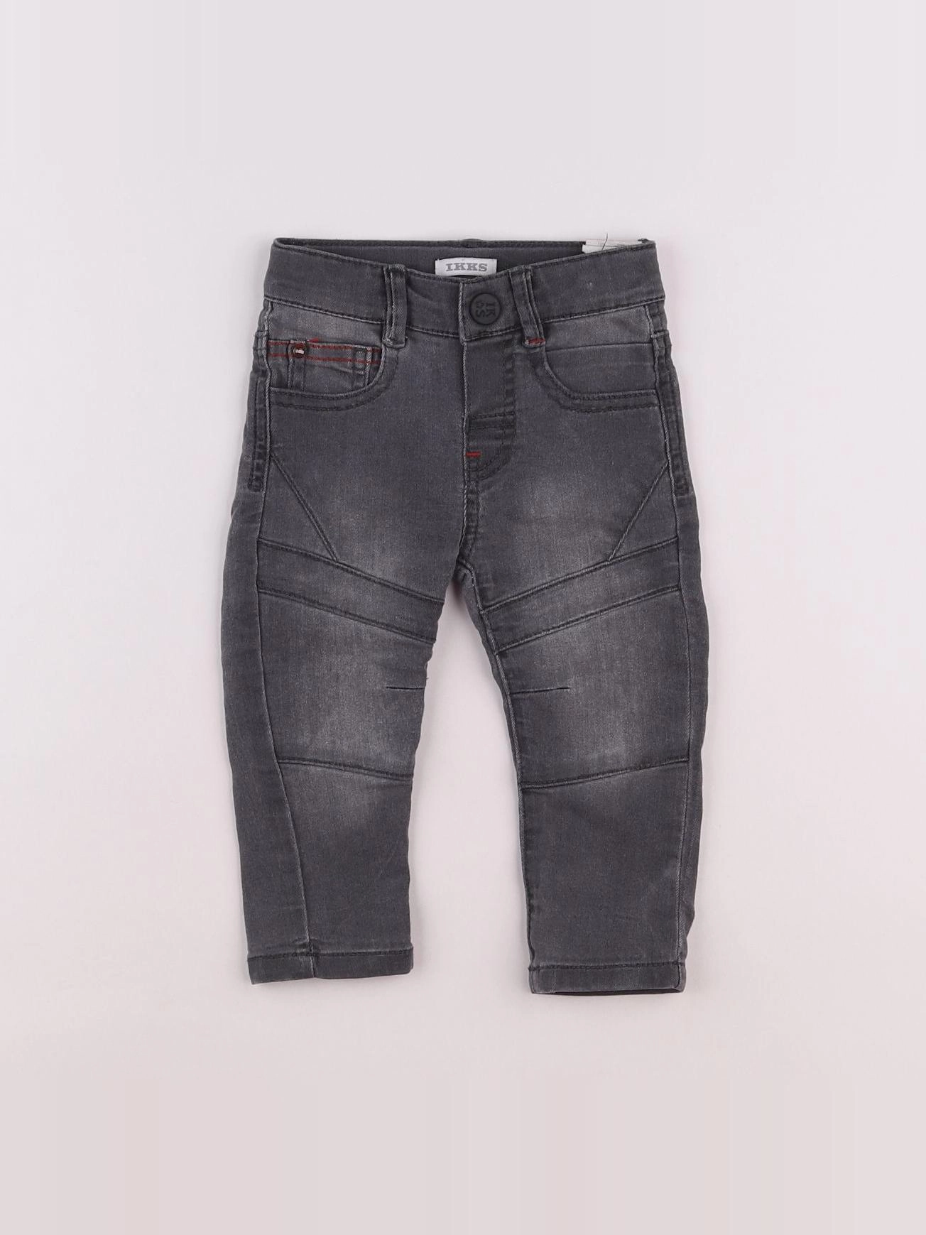 IKKS - jean gris - 6 mois
