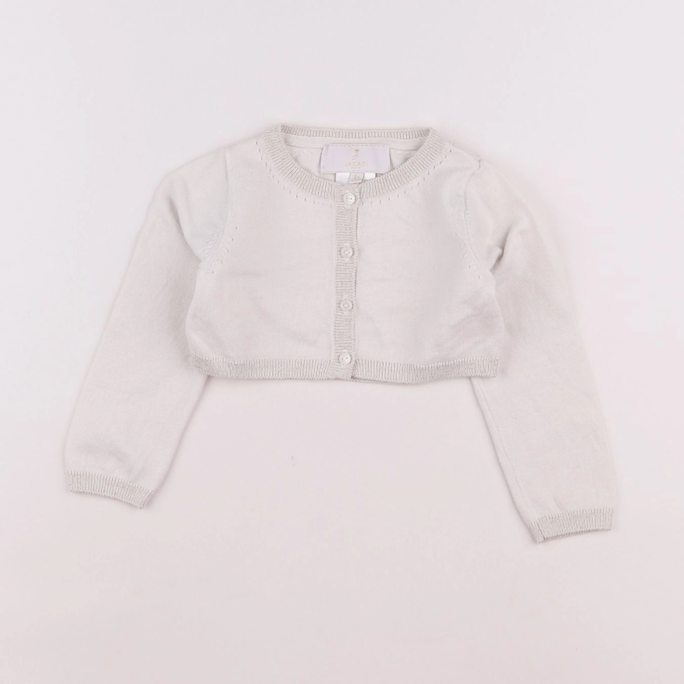 Jacadi - gilet blanc - 2 ans