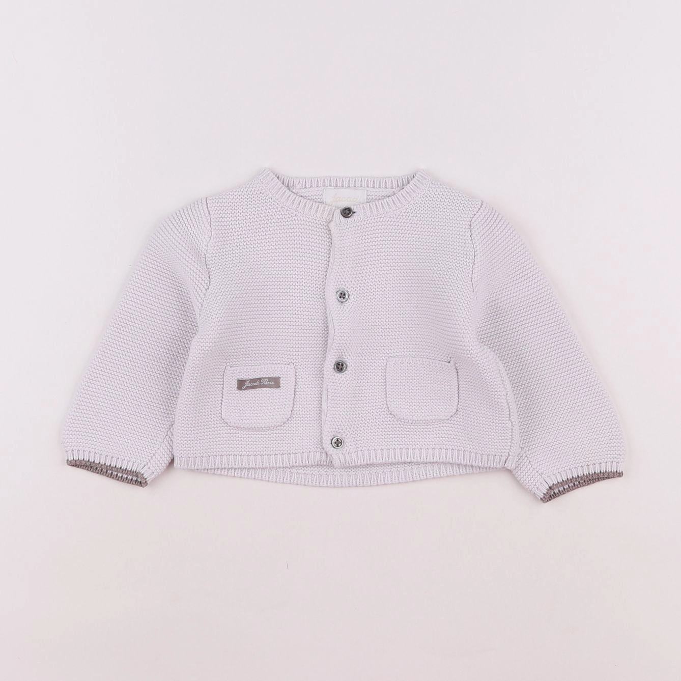 Jacadi - gilet blanc - 6 mois