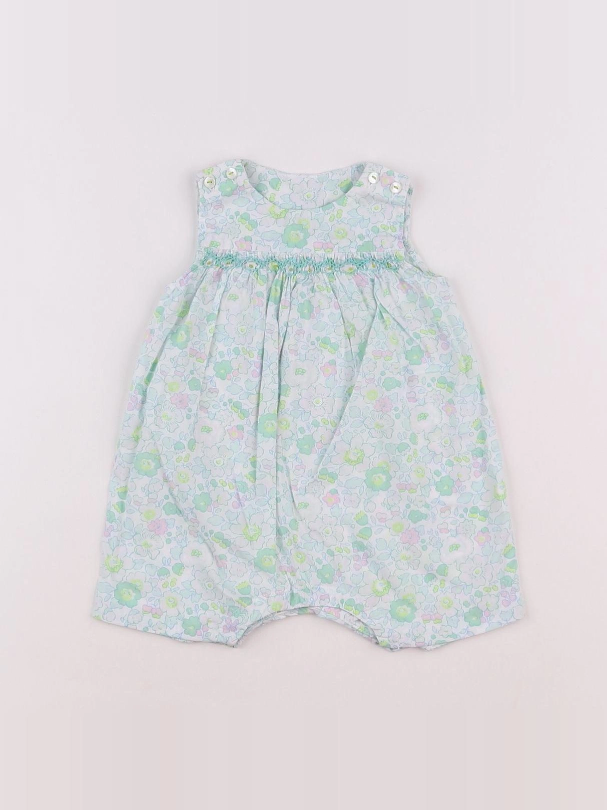 Jacadi - combinaison liberty vert - 6 mois