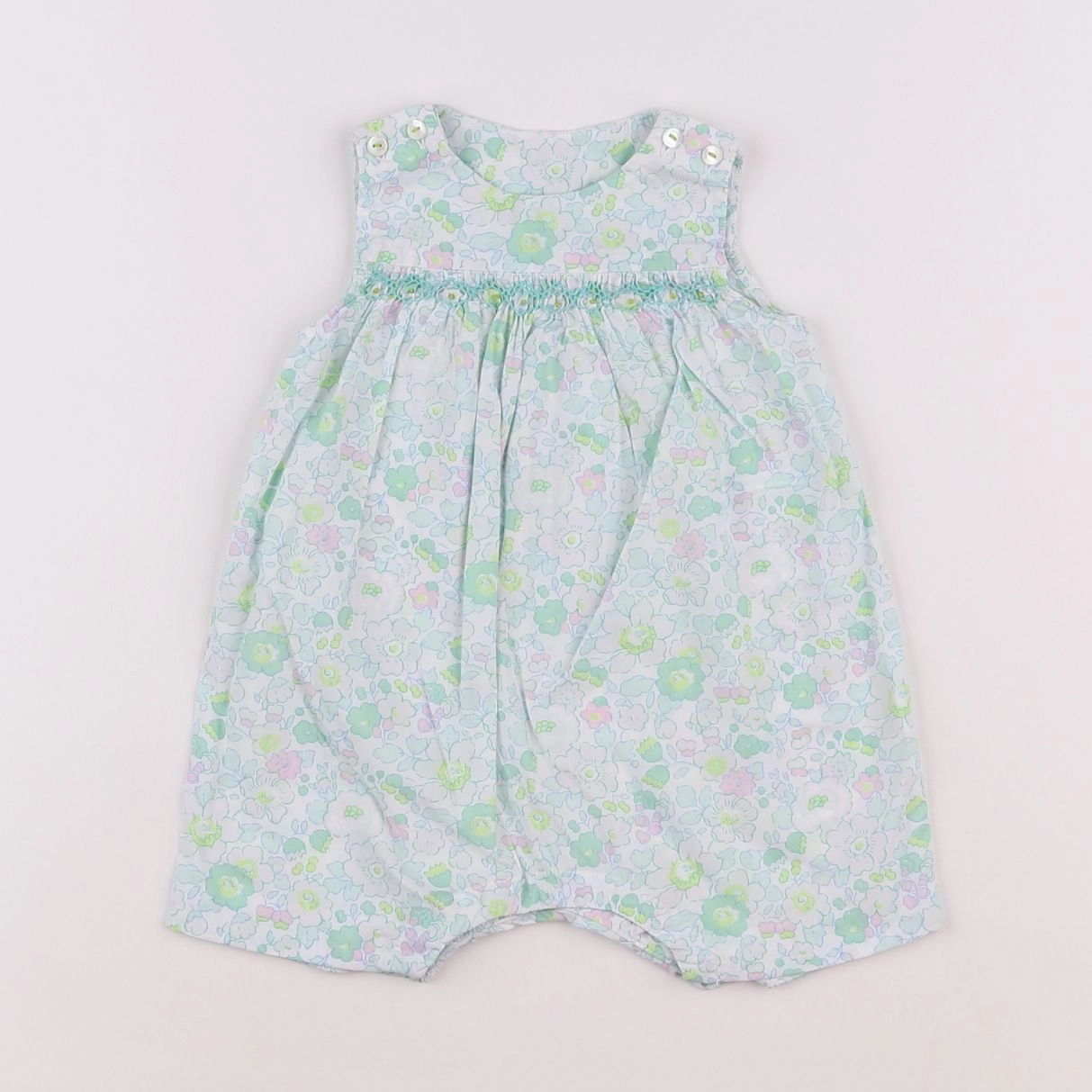 Jacadi - combinaison liberty vert - 6 mois