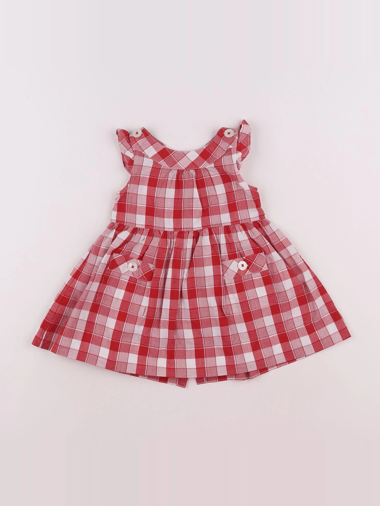 Jacadi - robe rouge - 6 mois