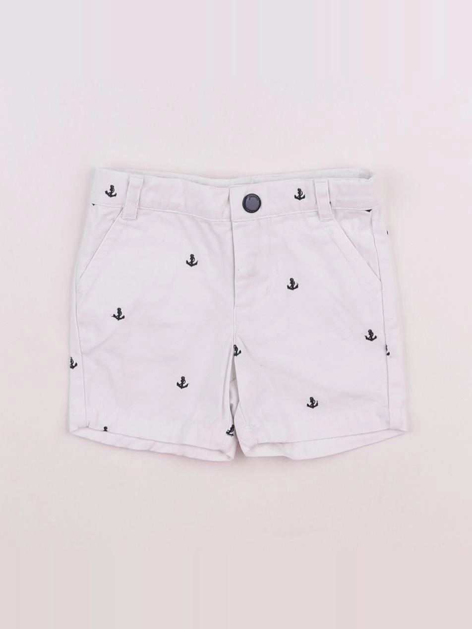 Jacadi - short blanc - 6 mois