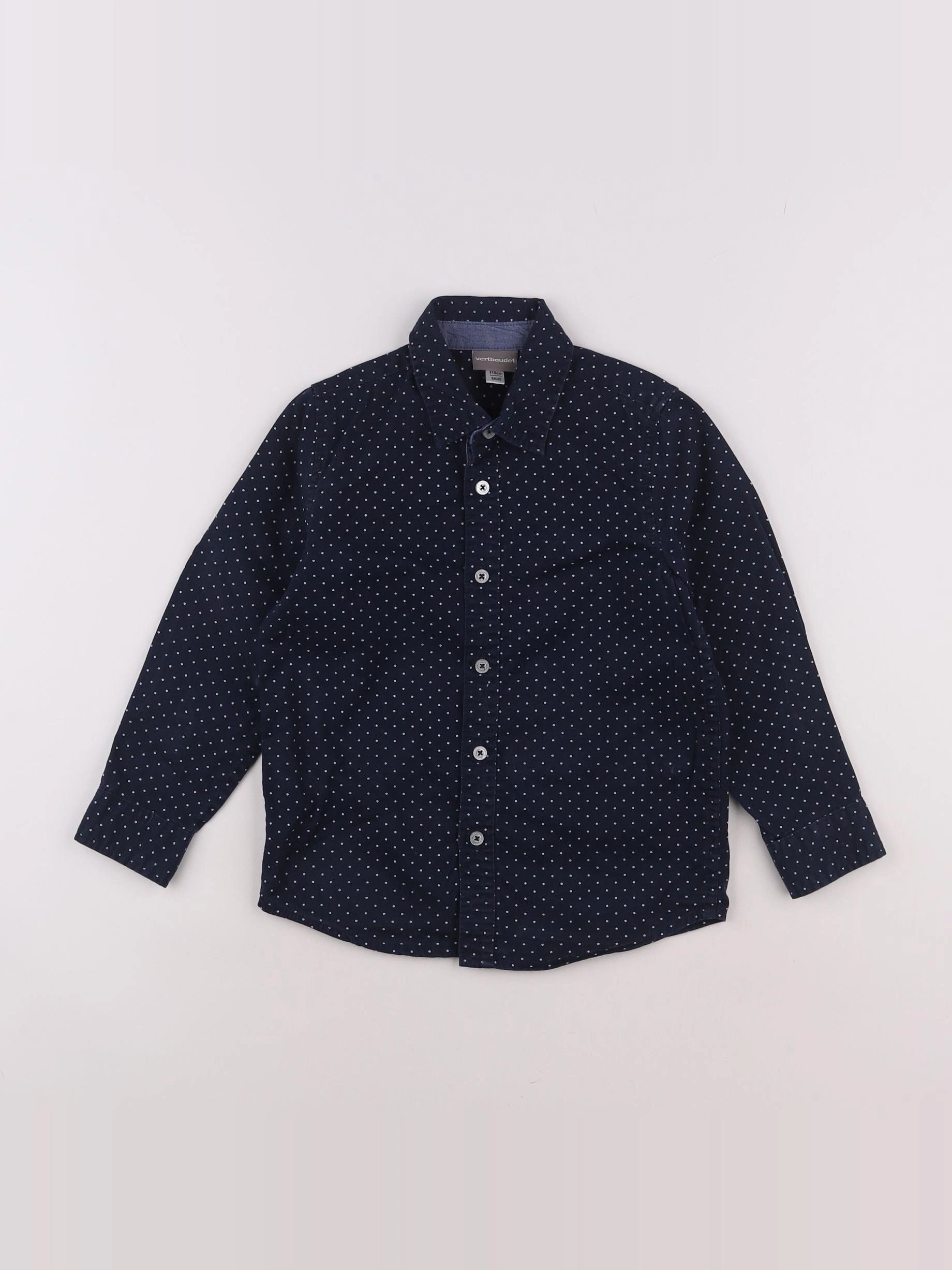 Vertbaudet - chemise bleu - 6 ans