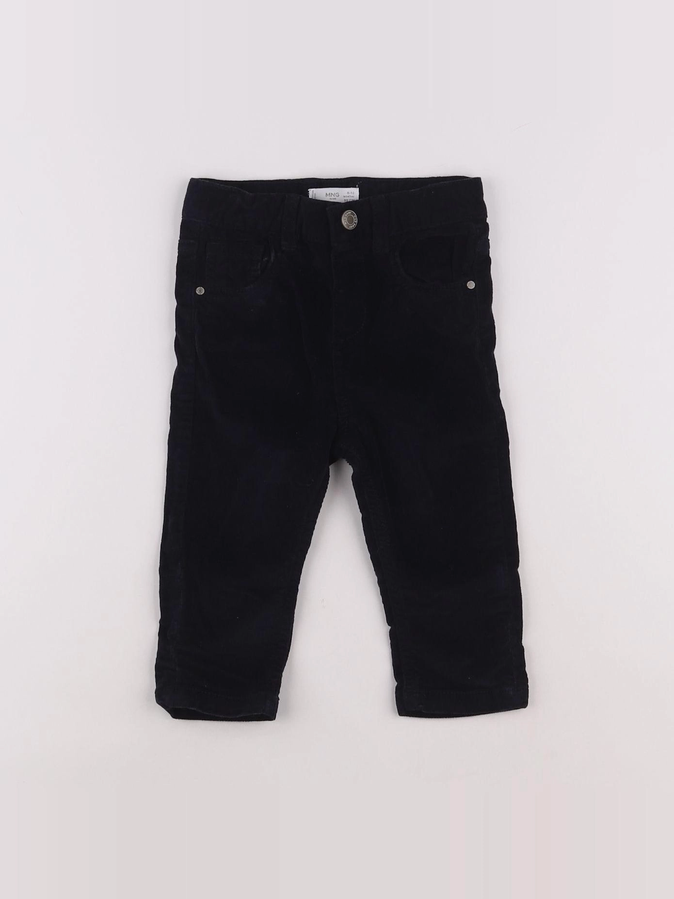 Mango - pantalon bleu - 9/12 mois