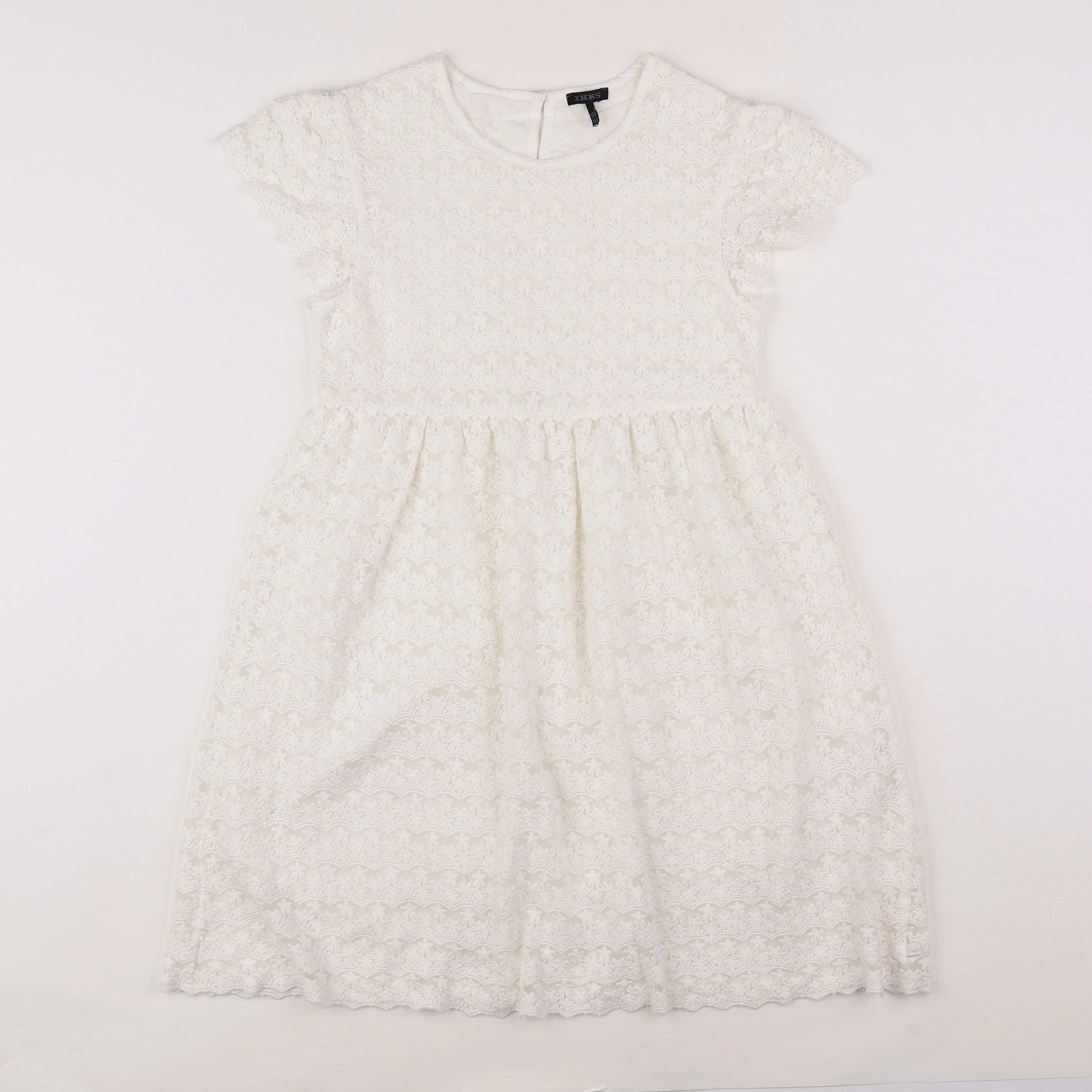 IKKS - robe blanc - 10 ans