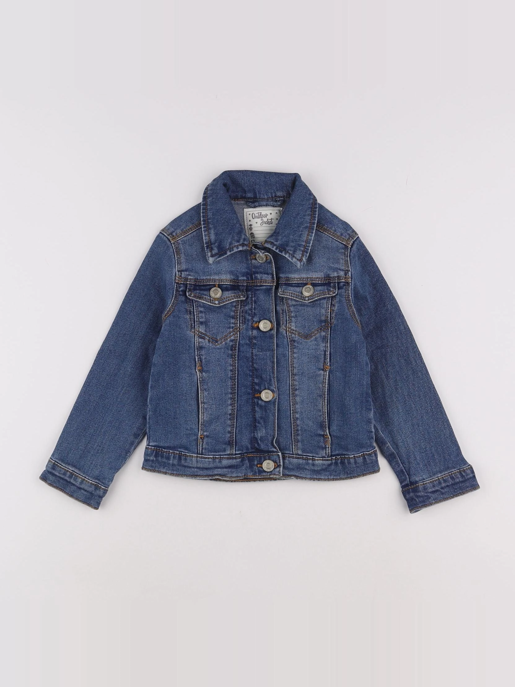 Vertbaudet - veste bleu - 4 ans