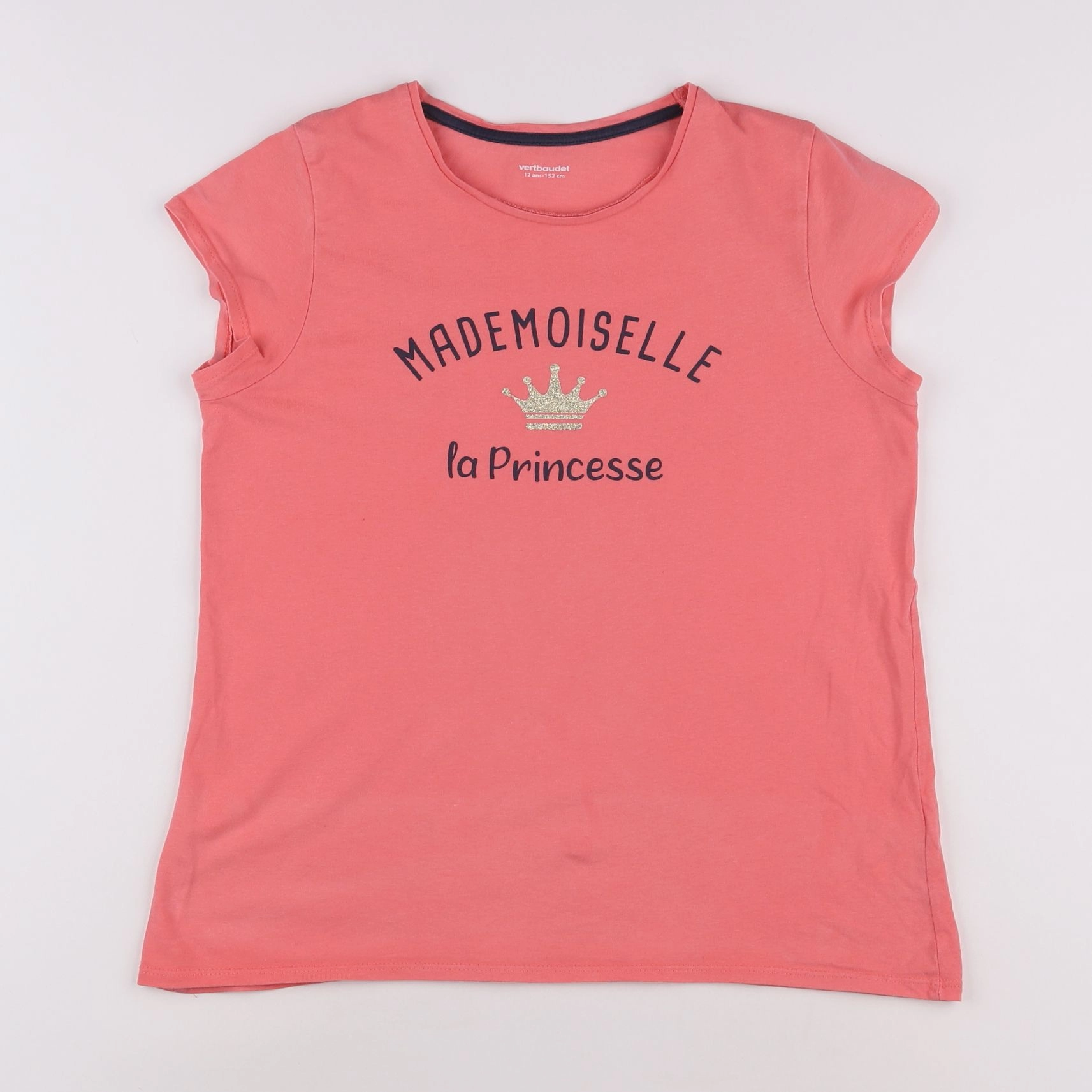Vertbaudet - tee-shirt rose - 12 ans