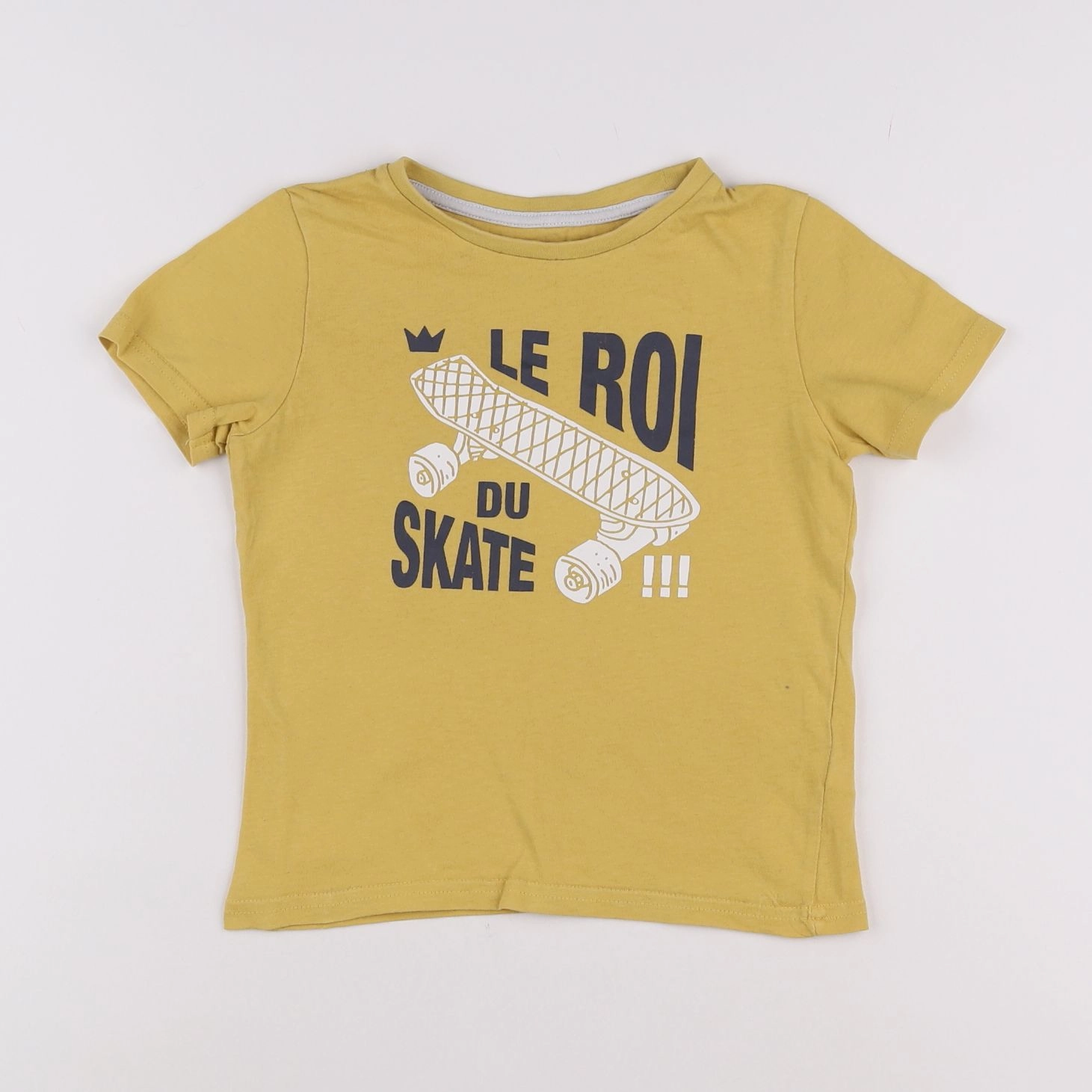 Vertbaudet - tee-shirt jaune - 4 ans