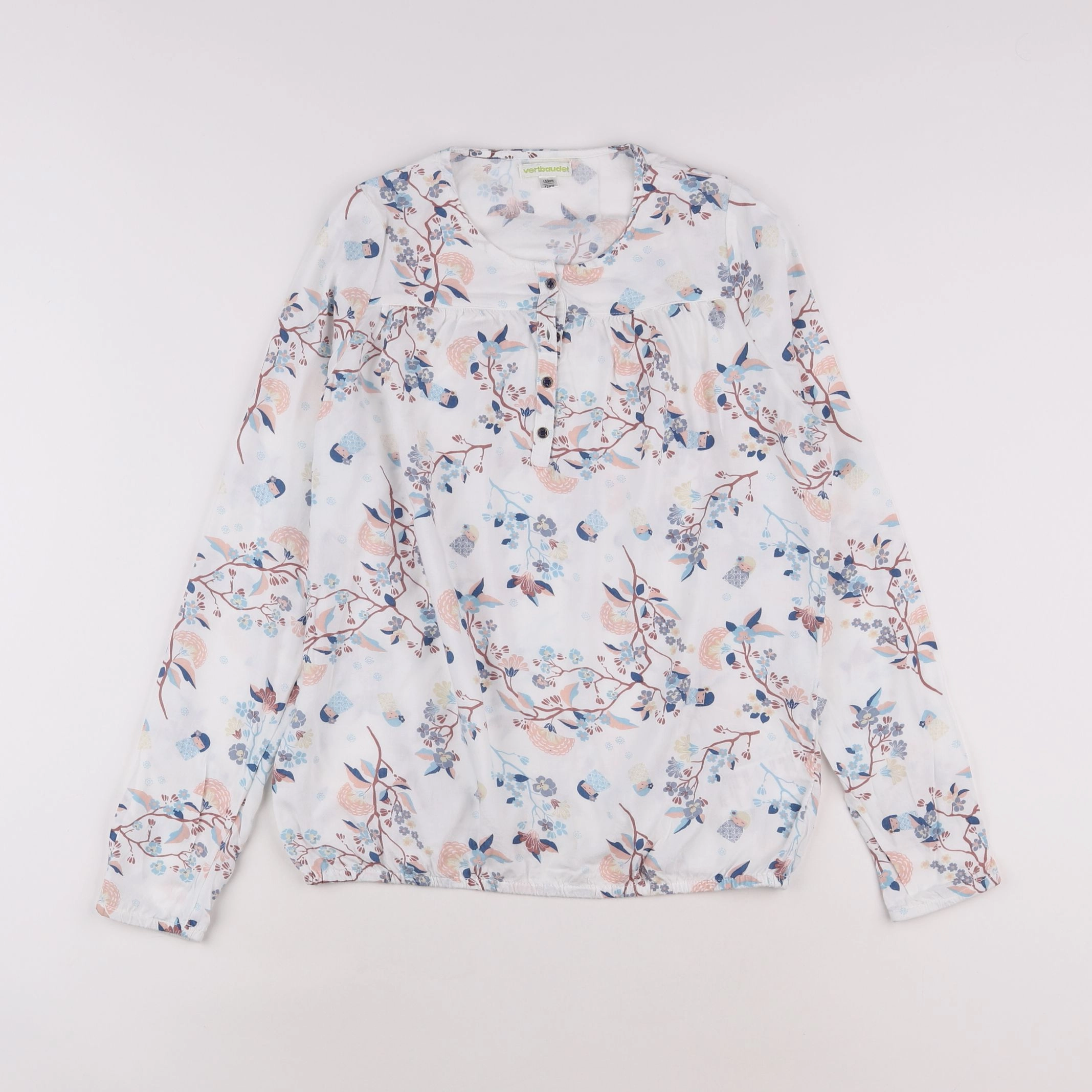 Vertbaudet - blouse blanc - 12 ans
