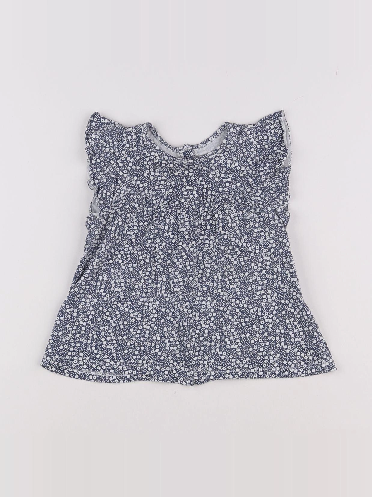 Vertbaudet - tee-shirt bleu - 2 ans