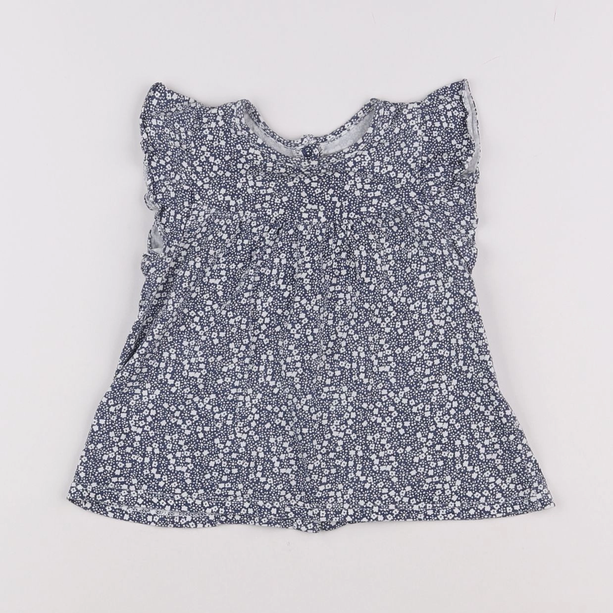 Vertbaudet - tee-shirt bleu - 2 ans