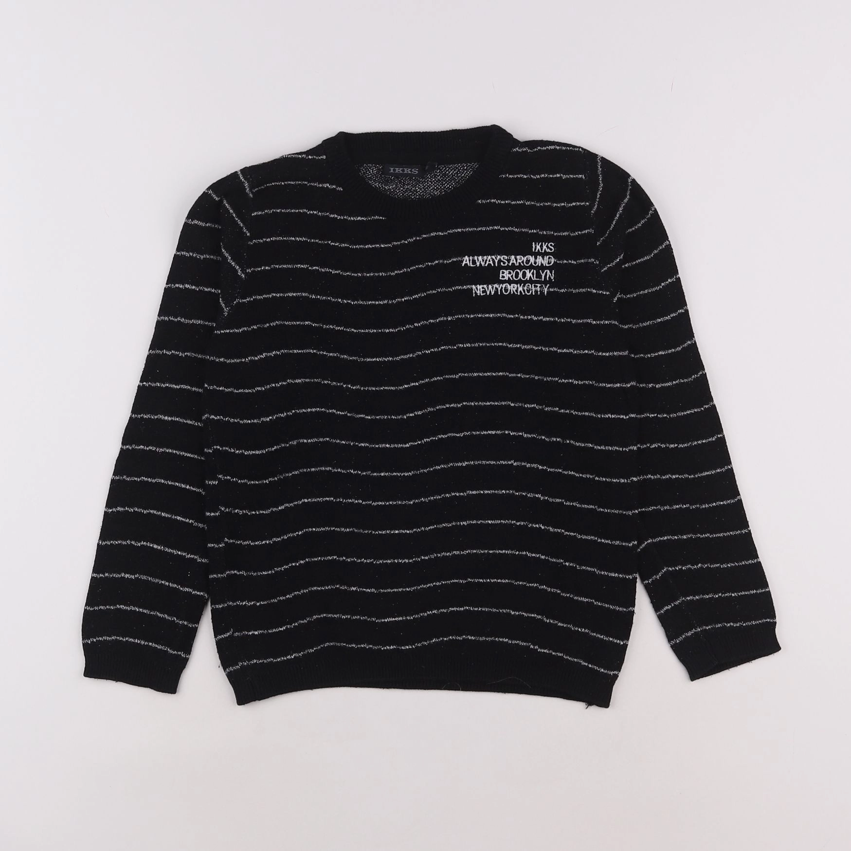 IKKS - pull noir - 6 ans