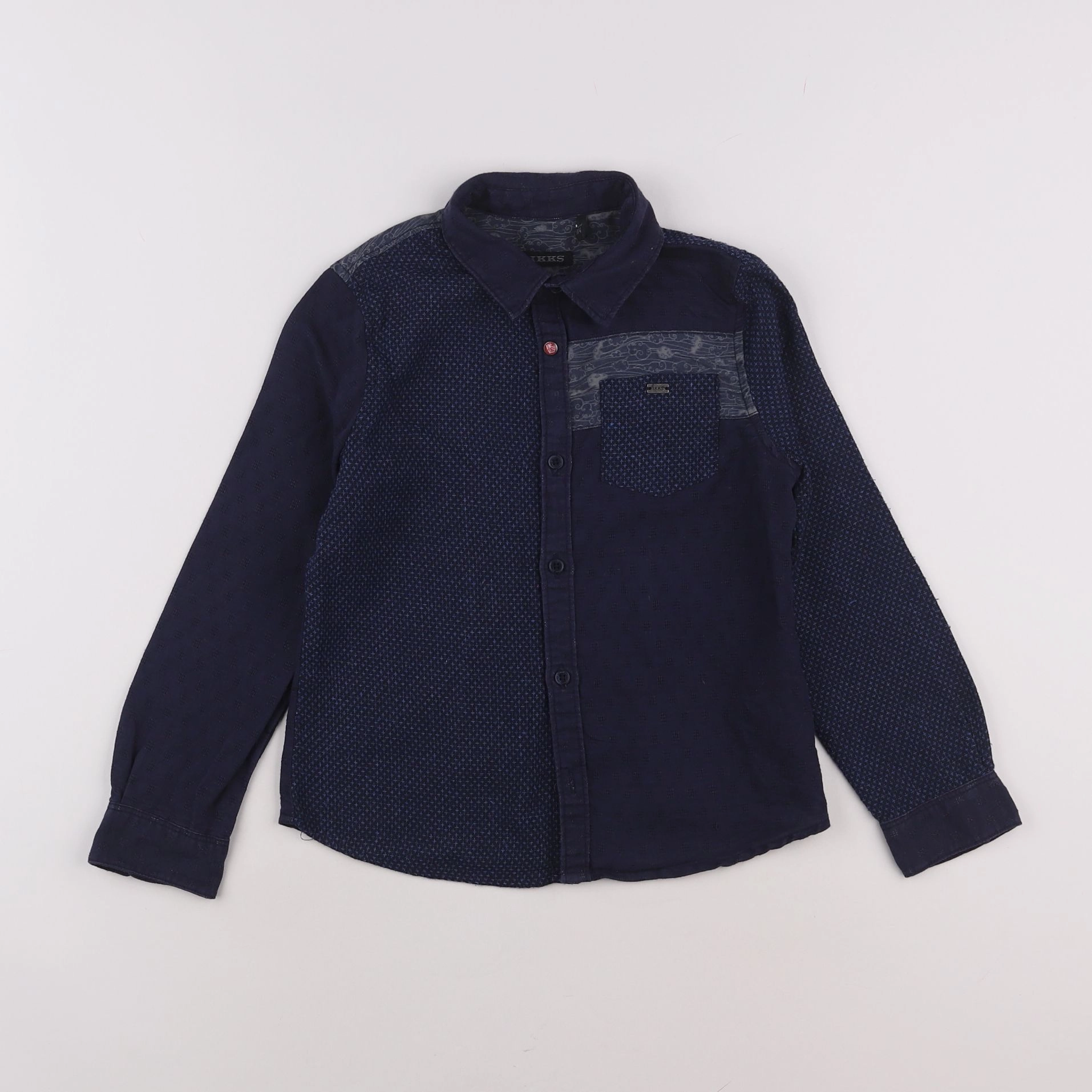 IKKS - chemise bleu - 6 ans