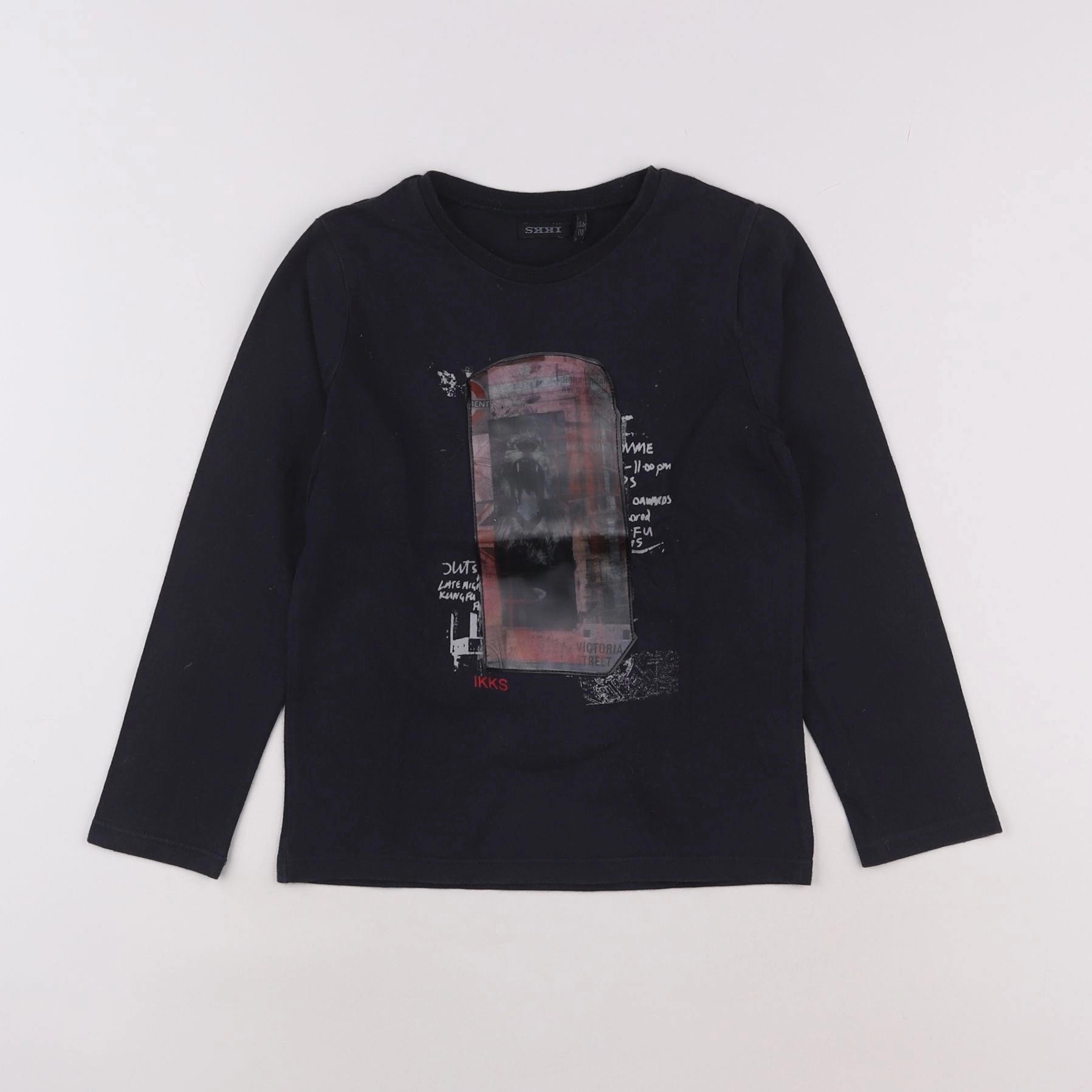 IKKS - tee-shirt bleu - 5 ans