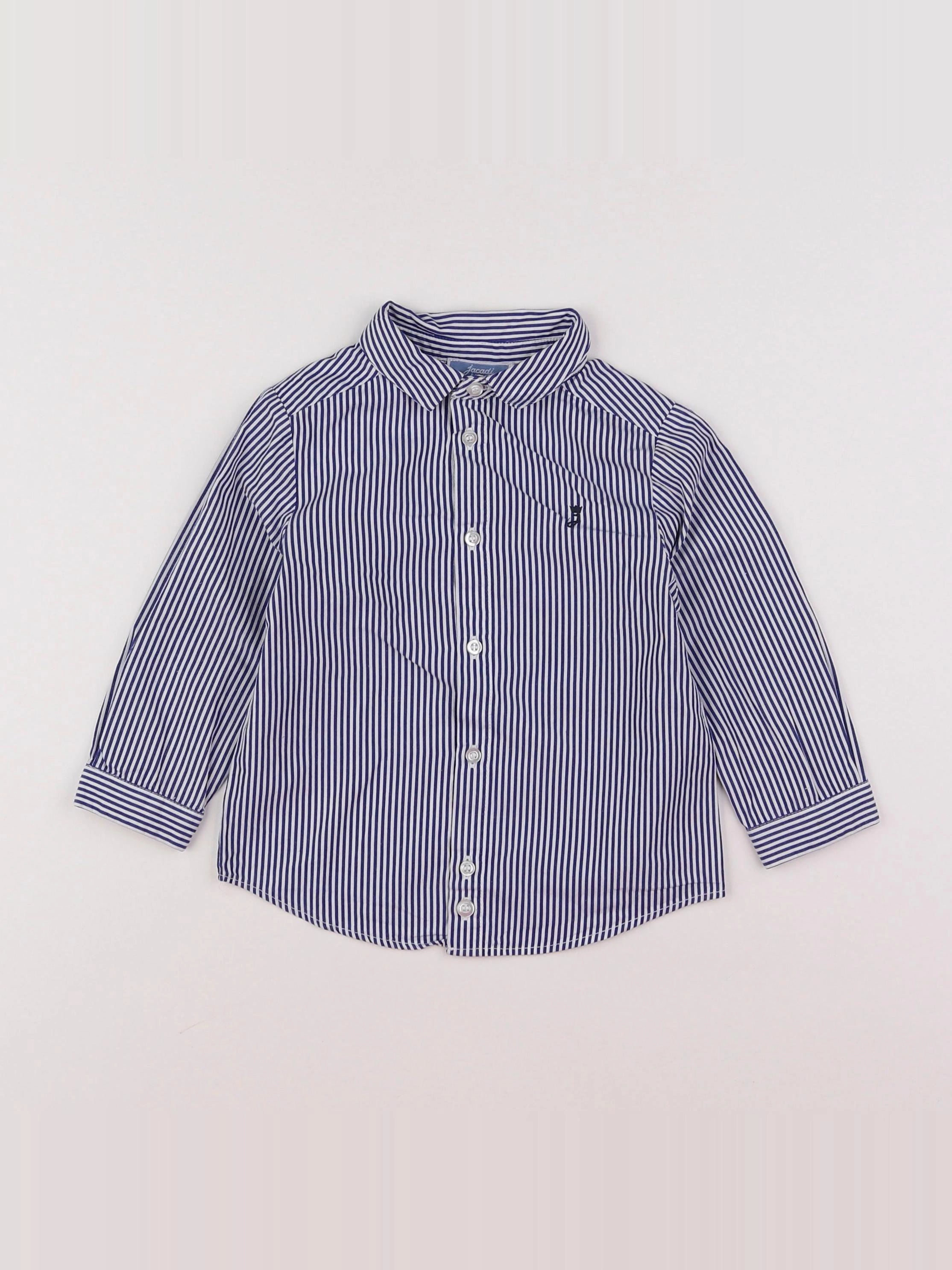 Jacadi - chemise bleu - 18 mois
