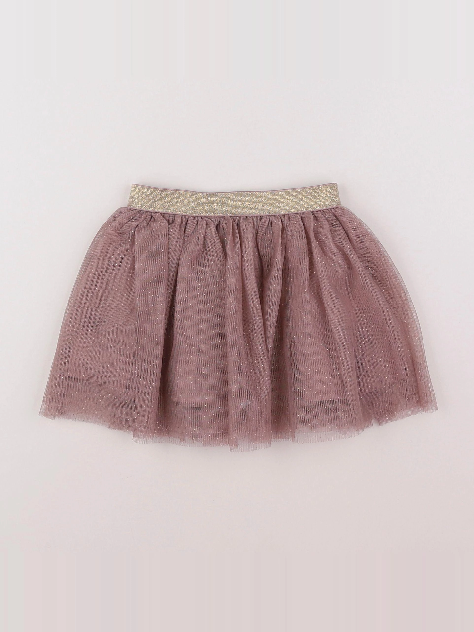 Vertbaudet - jupe rose, or - 18 mois