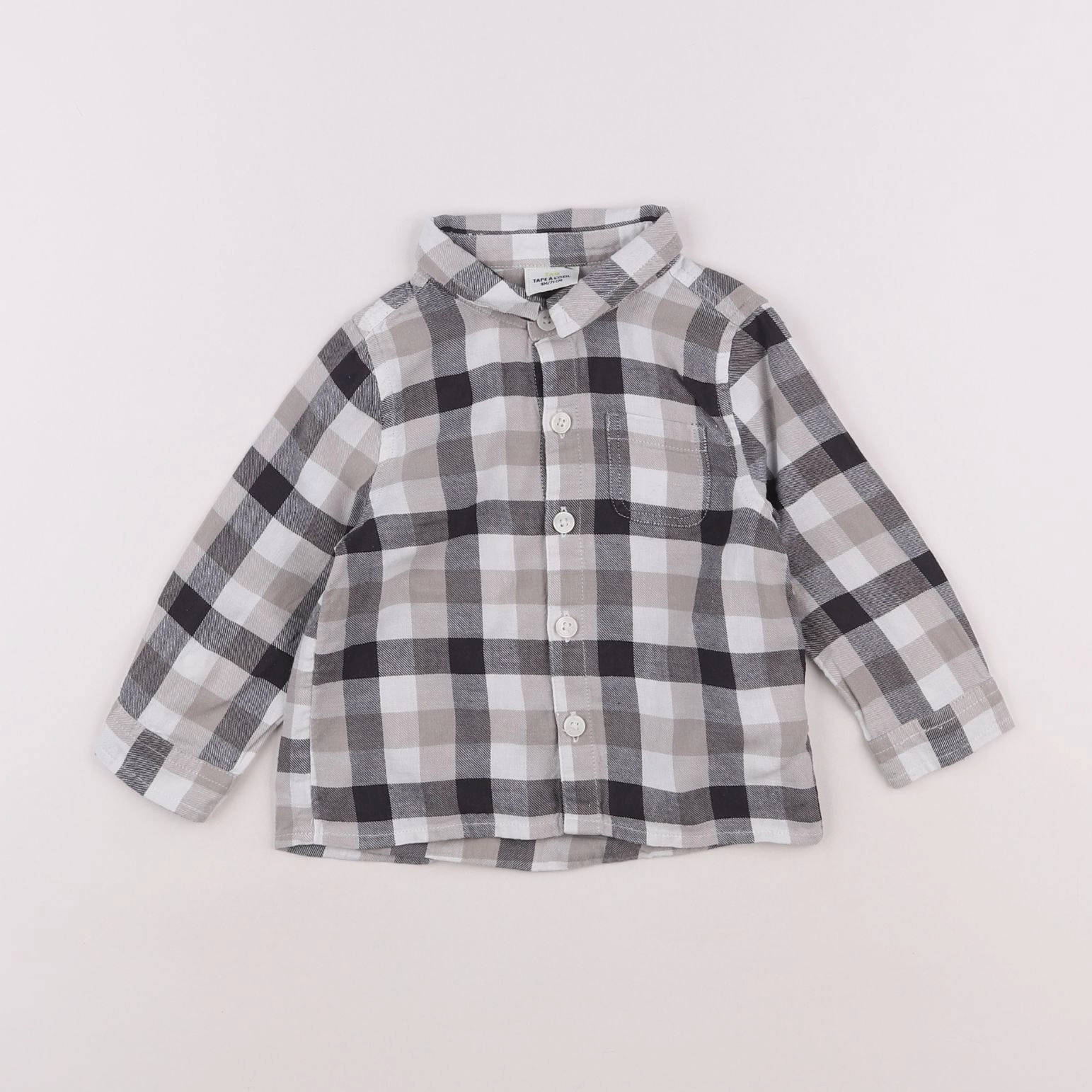 Tape à l'oeil - chemise gris - 9 mois
