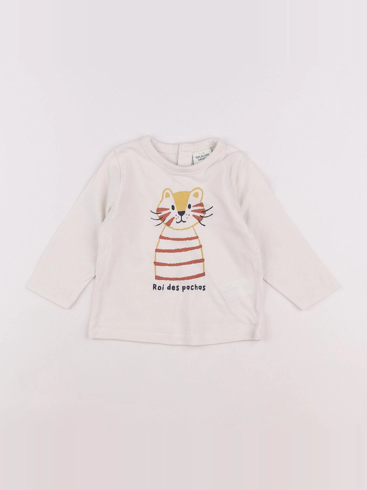 Tape à l'oeil - tee-shirt beige - 6 mois
