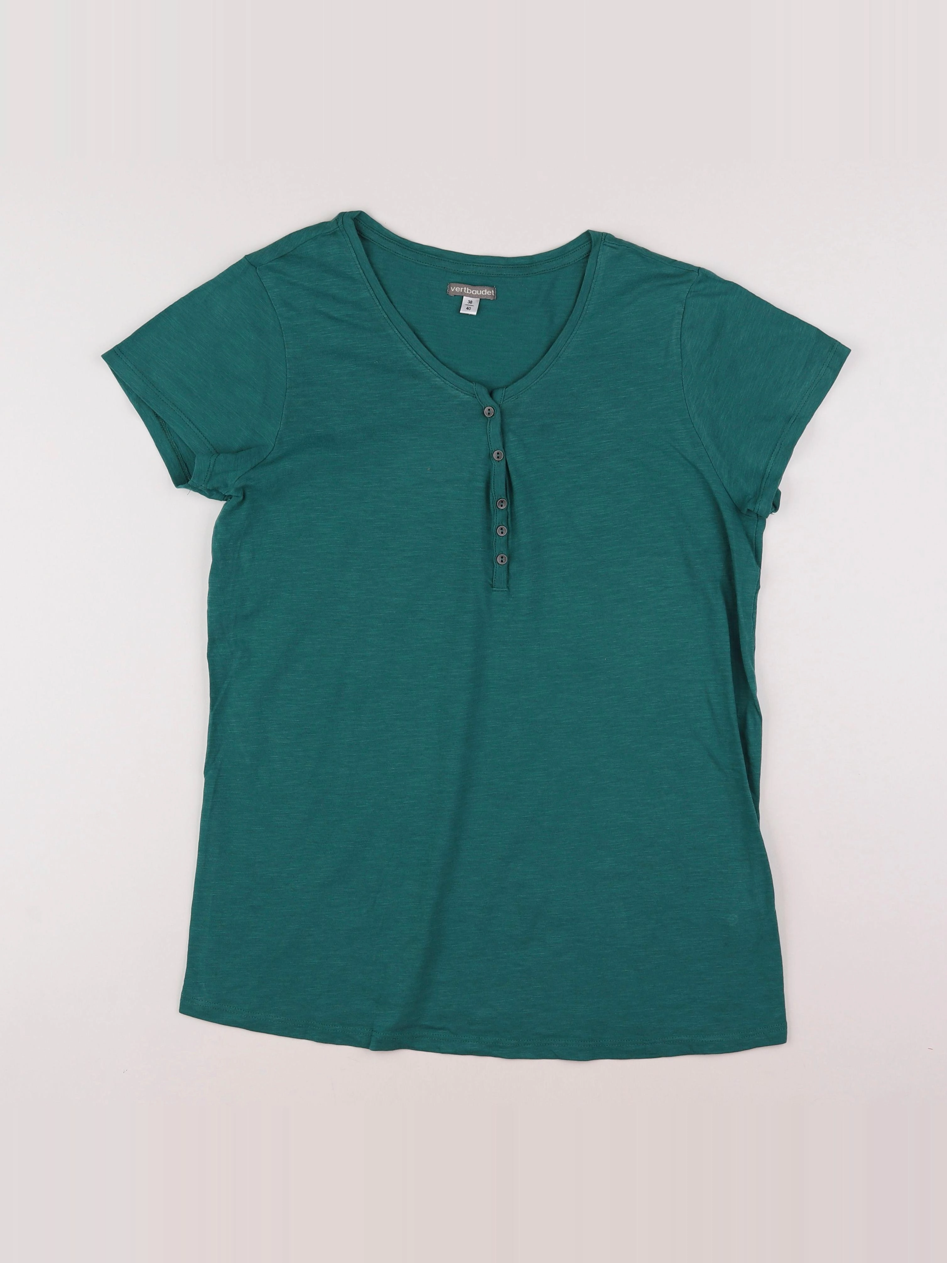 Vertbaudet - tee-shirt grossesse vert - 38 à 40