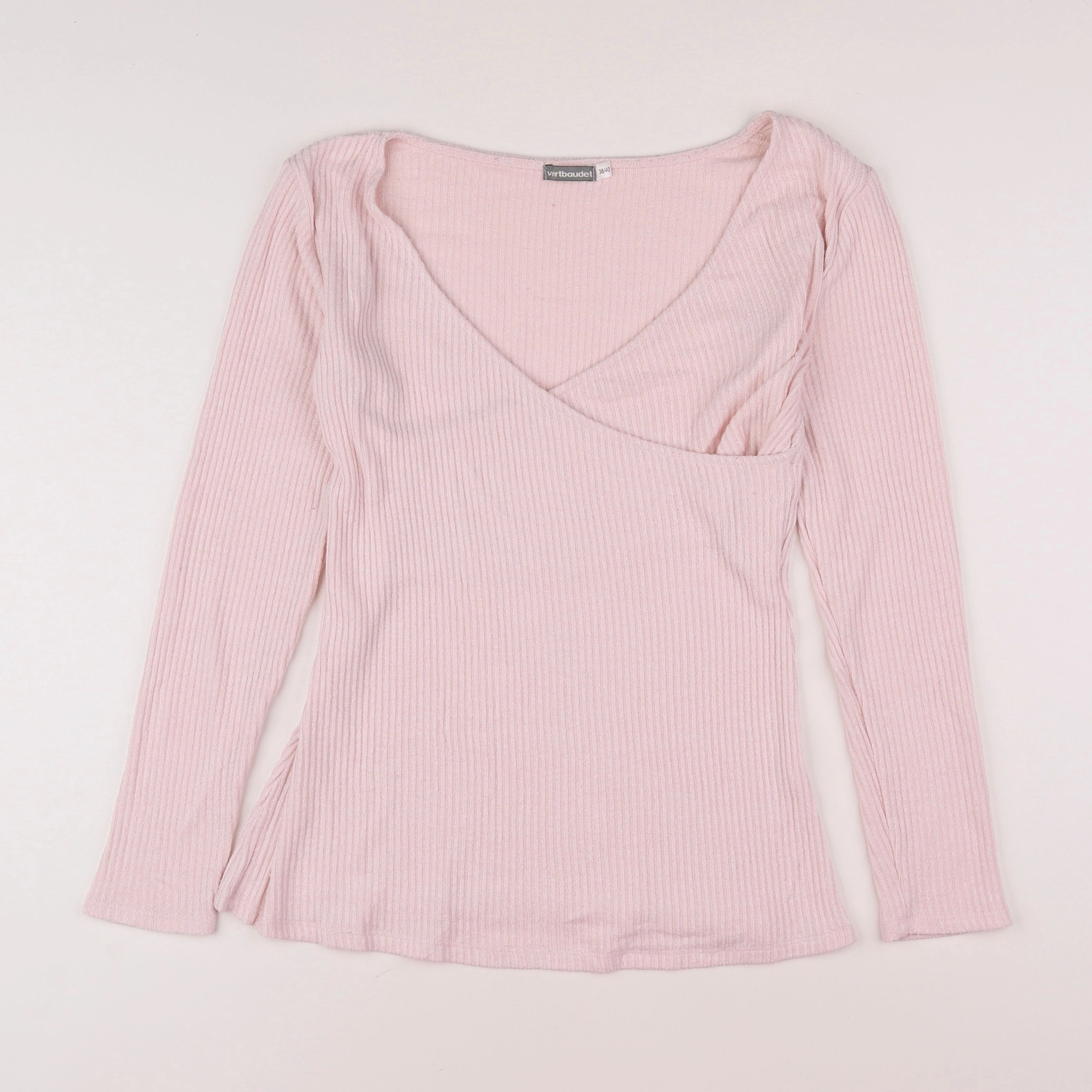 Vertbaudet - pull grossesse, allaitement rose - 38 à 40