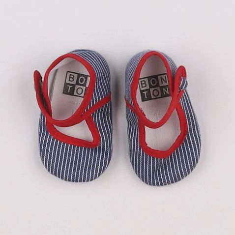 Bonton - chaussons bleu - pointure 16