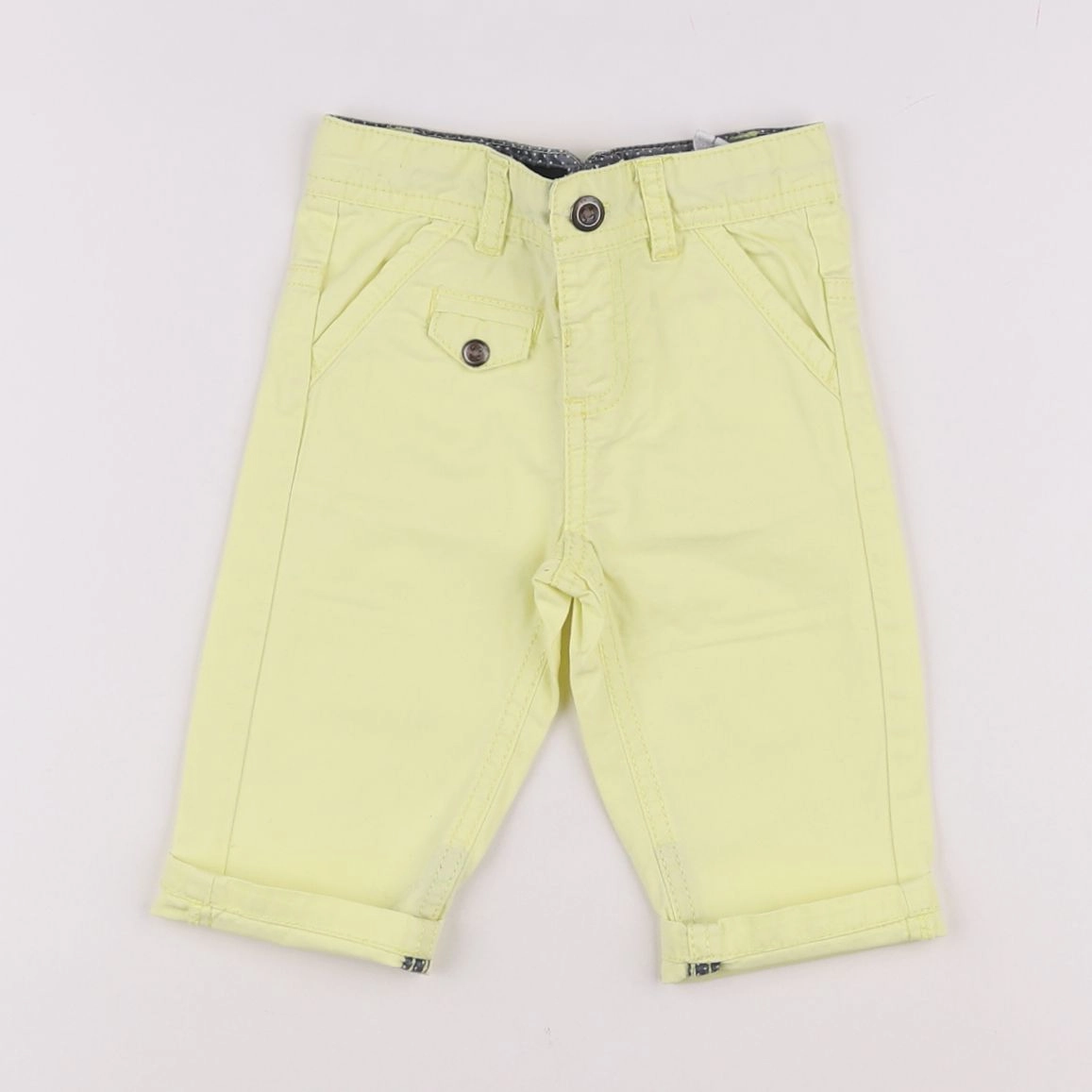 Tape à l'oeil - pantalon jaune - 12 mois