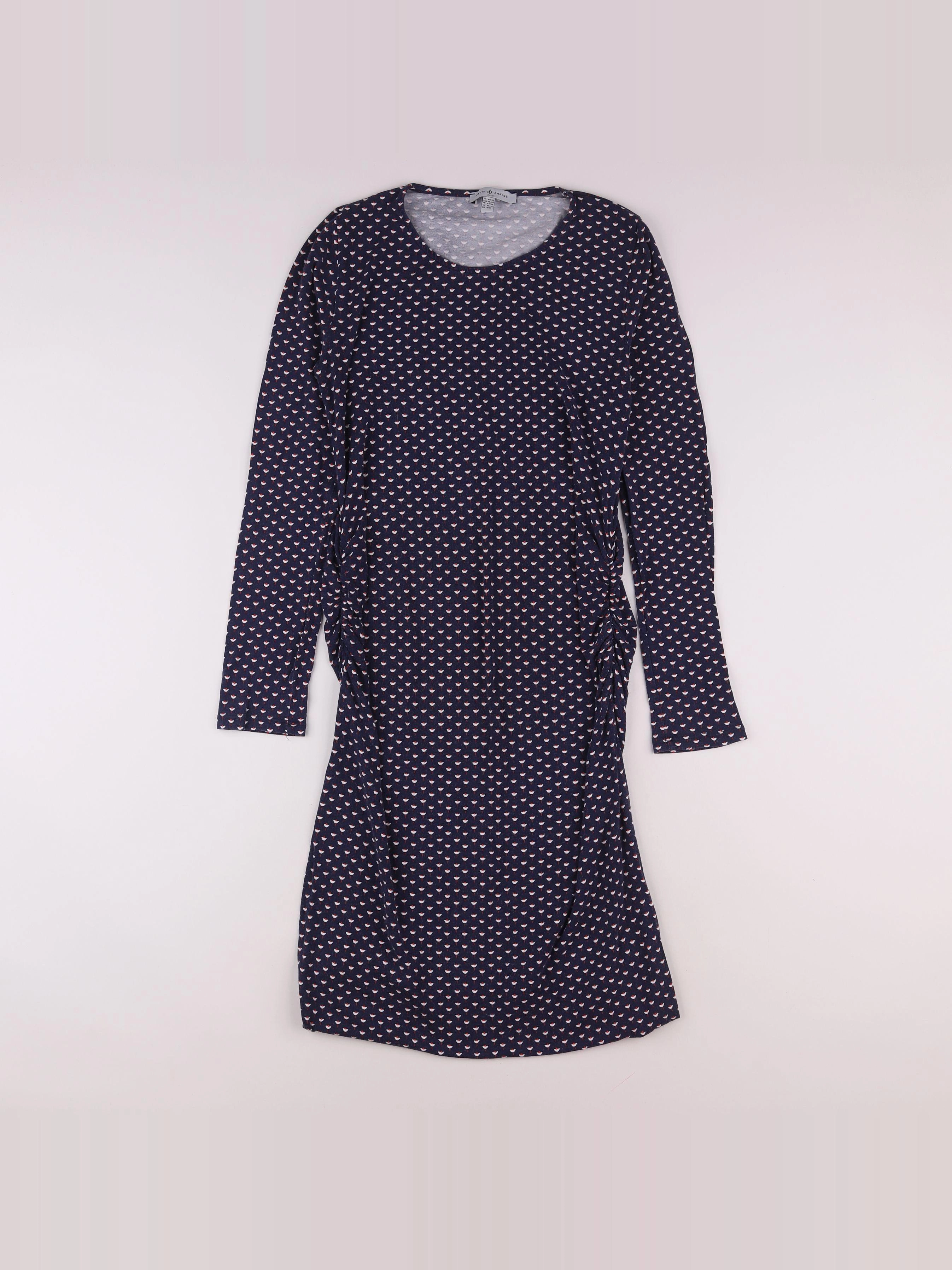 Envie de fraise - robe grossesse bleu - 40 à 42