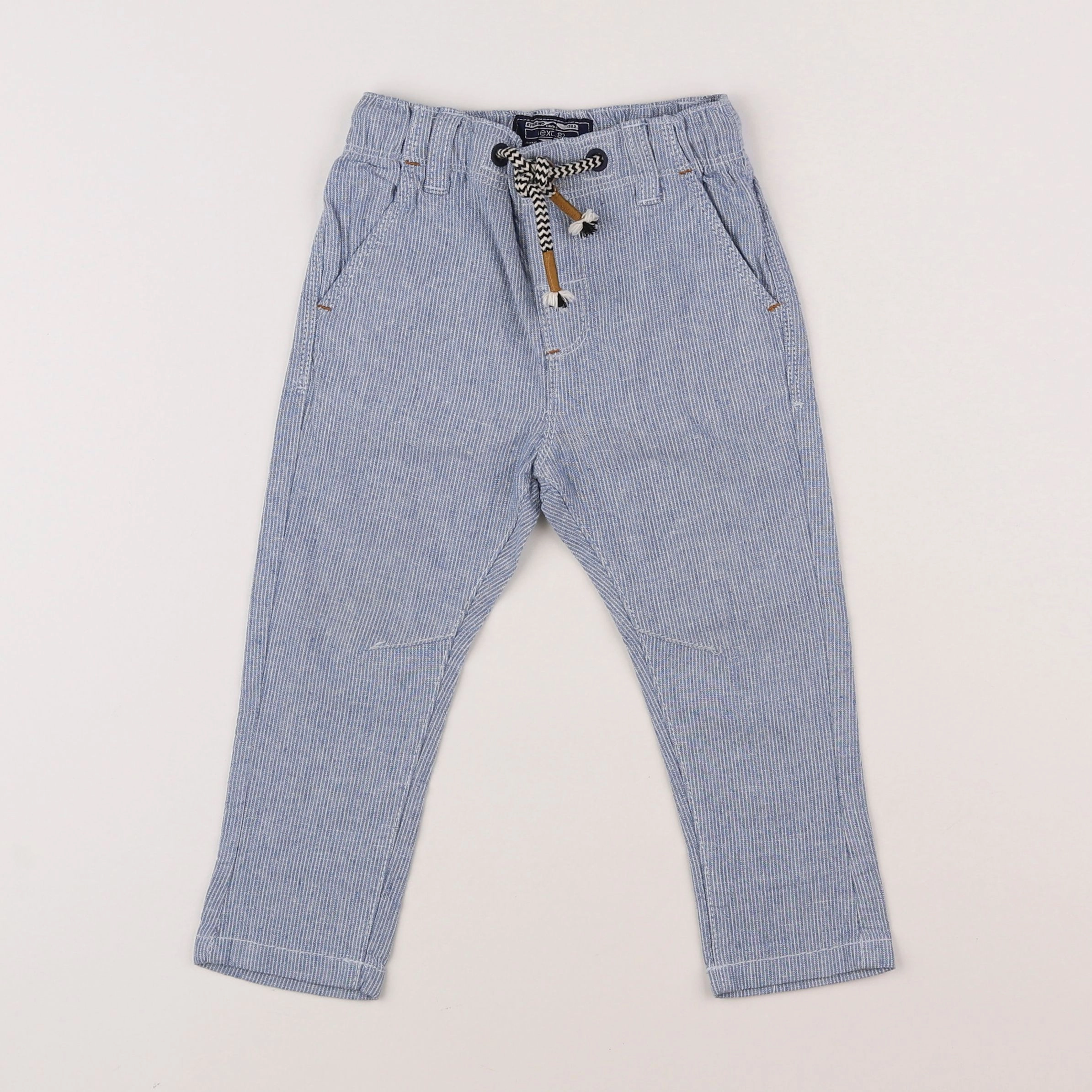 Next - pantalon bleu - 9/12 mois