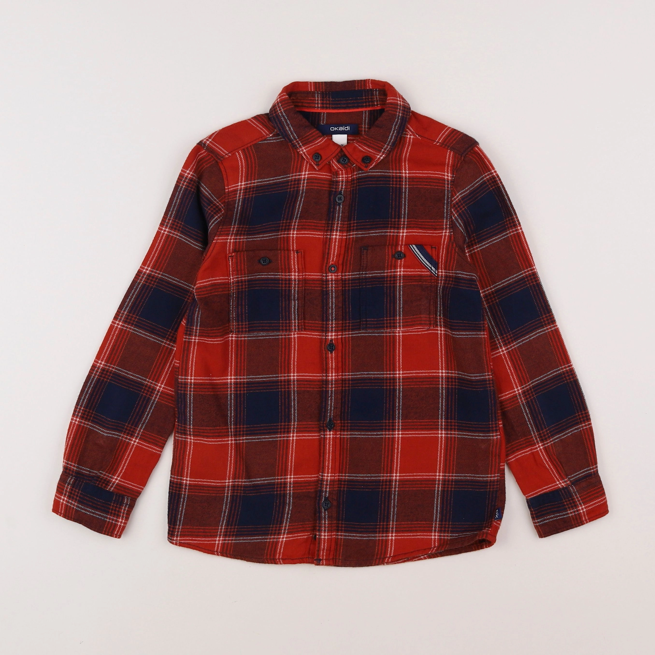 Okaidi - chemise rouge - 6 ans