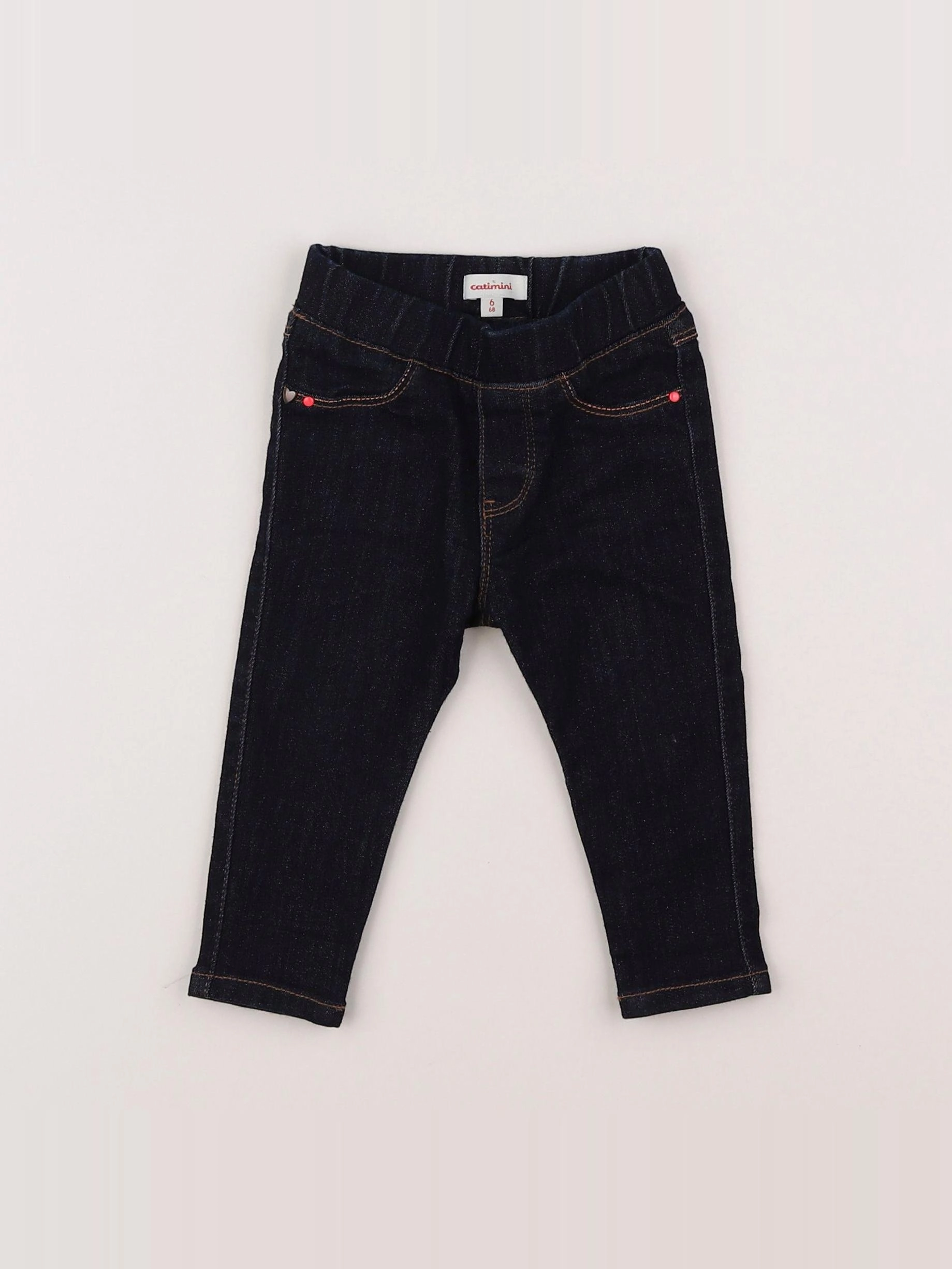 Catimini - jegging bleu - 6 mois