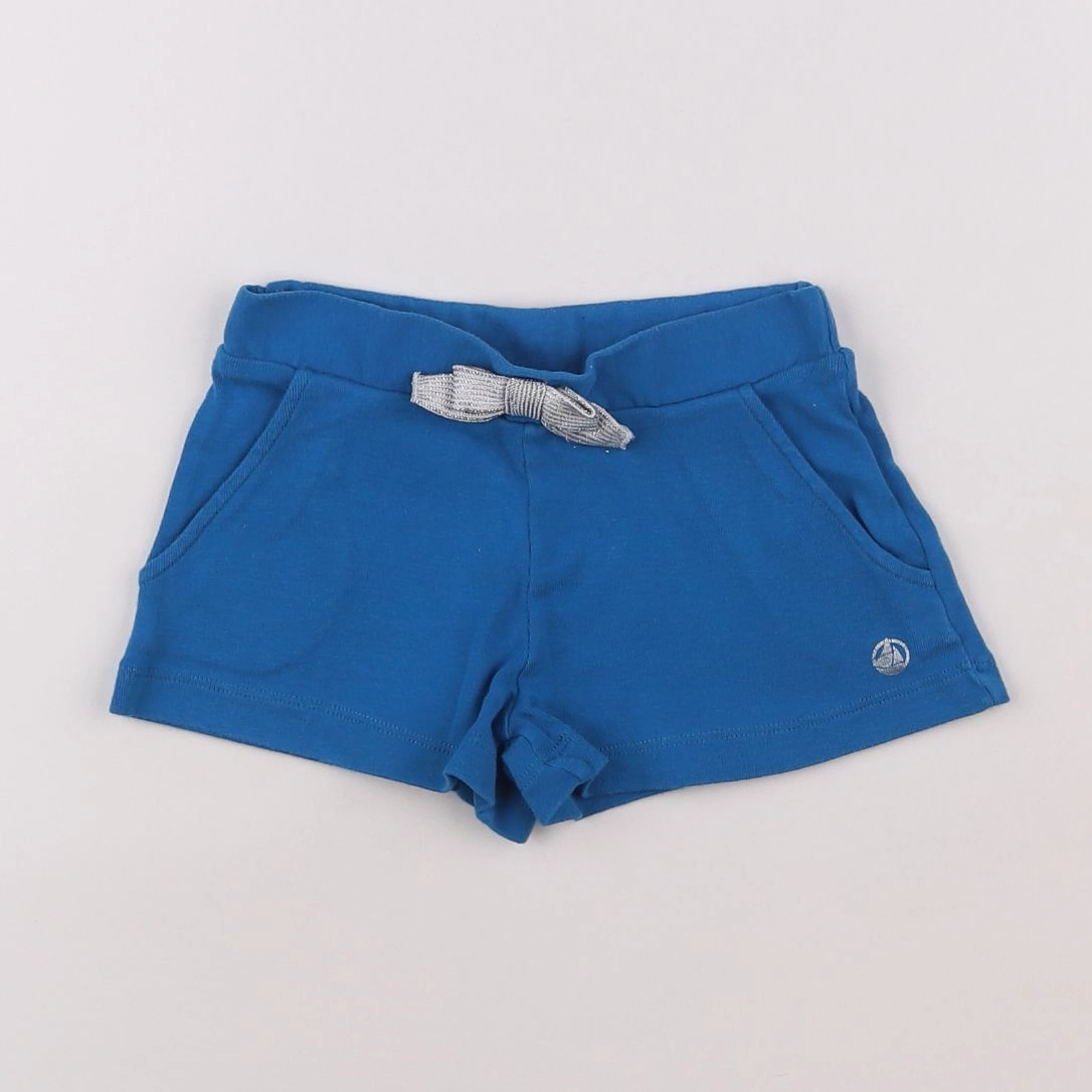 Petit Bateau - short bleu - 3 ans