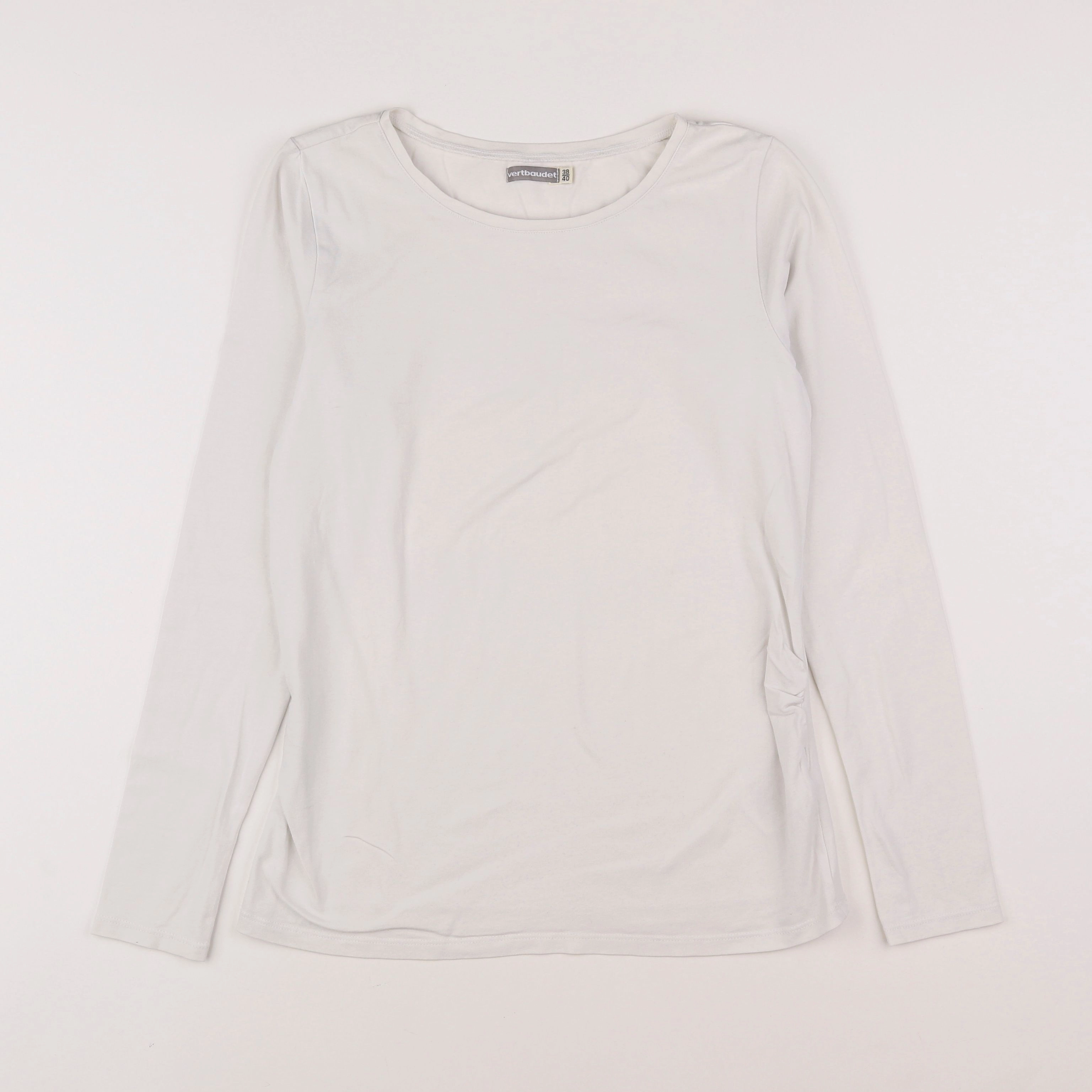 Vertbaudet - tee-shirt grossesse blanc - 38 à 40