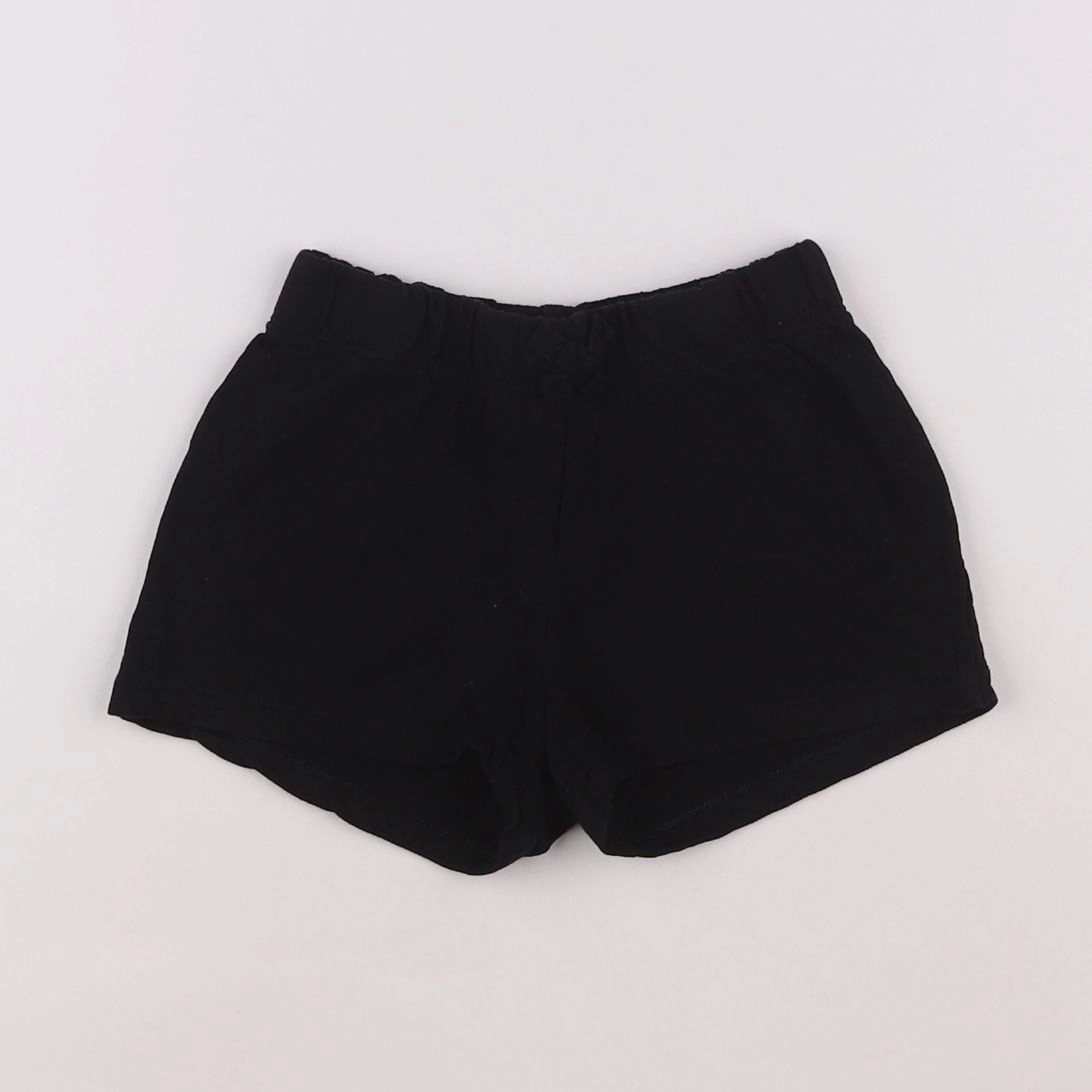 H&M - short noir - 3/4 ans